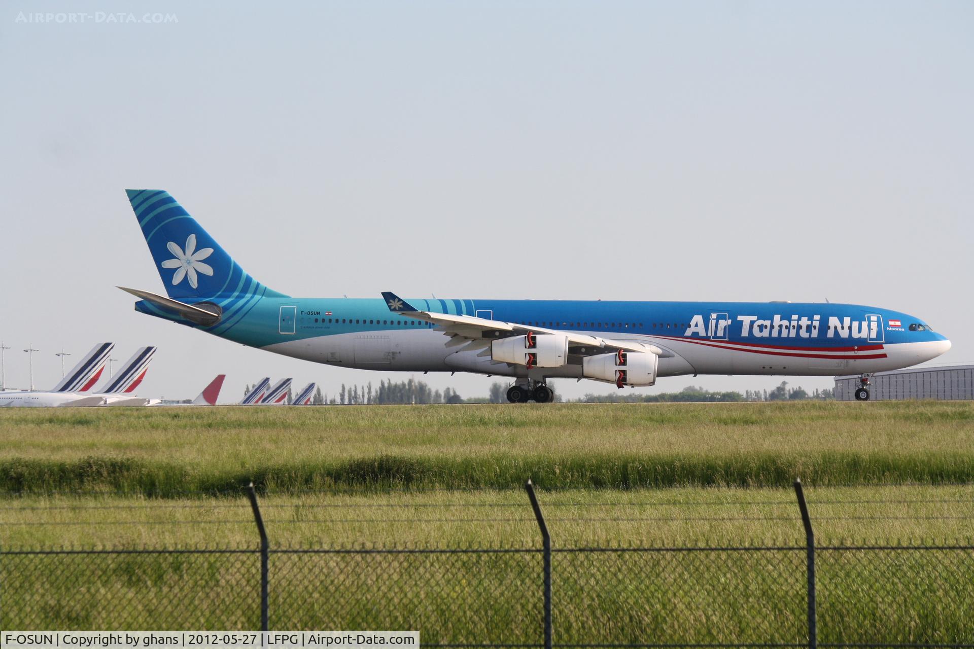 F-OSUN, 2001 Airbus A340-313 C/N 446, Air Tahiti Nui