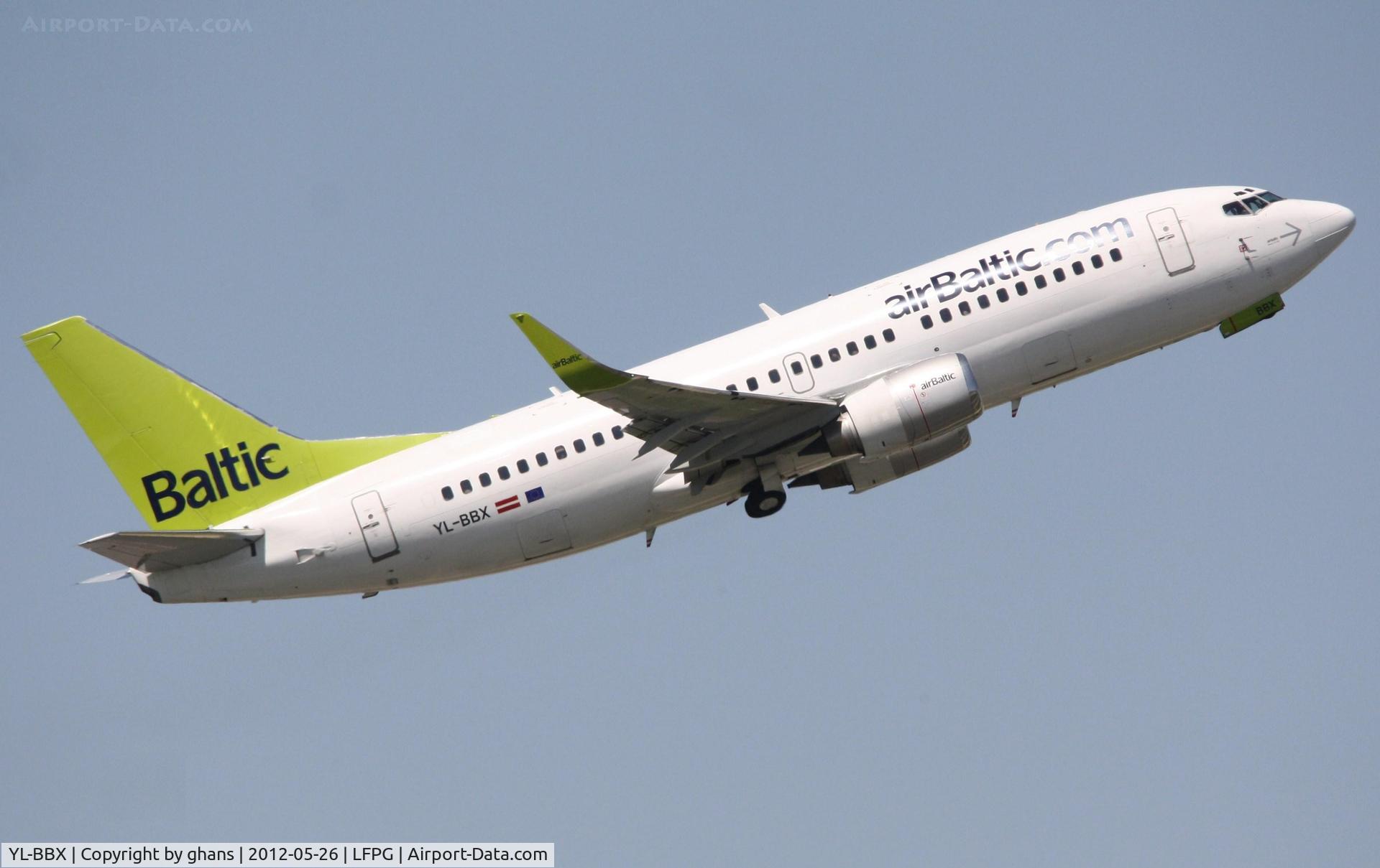 YL-BBX, 1999 Boeing 737-36Q C/N 30334, Air Baltic