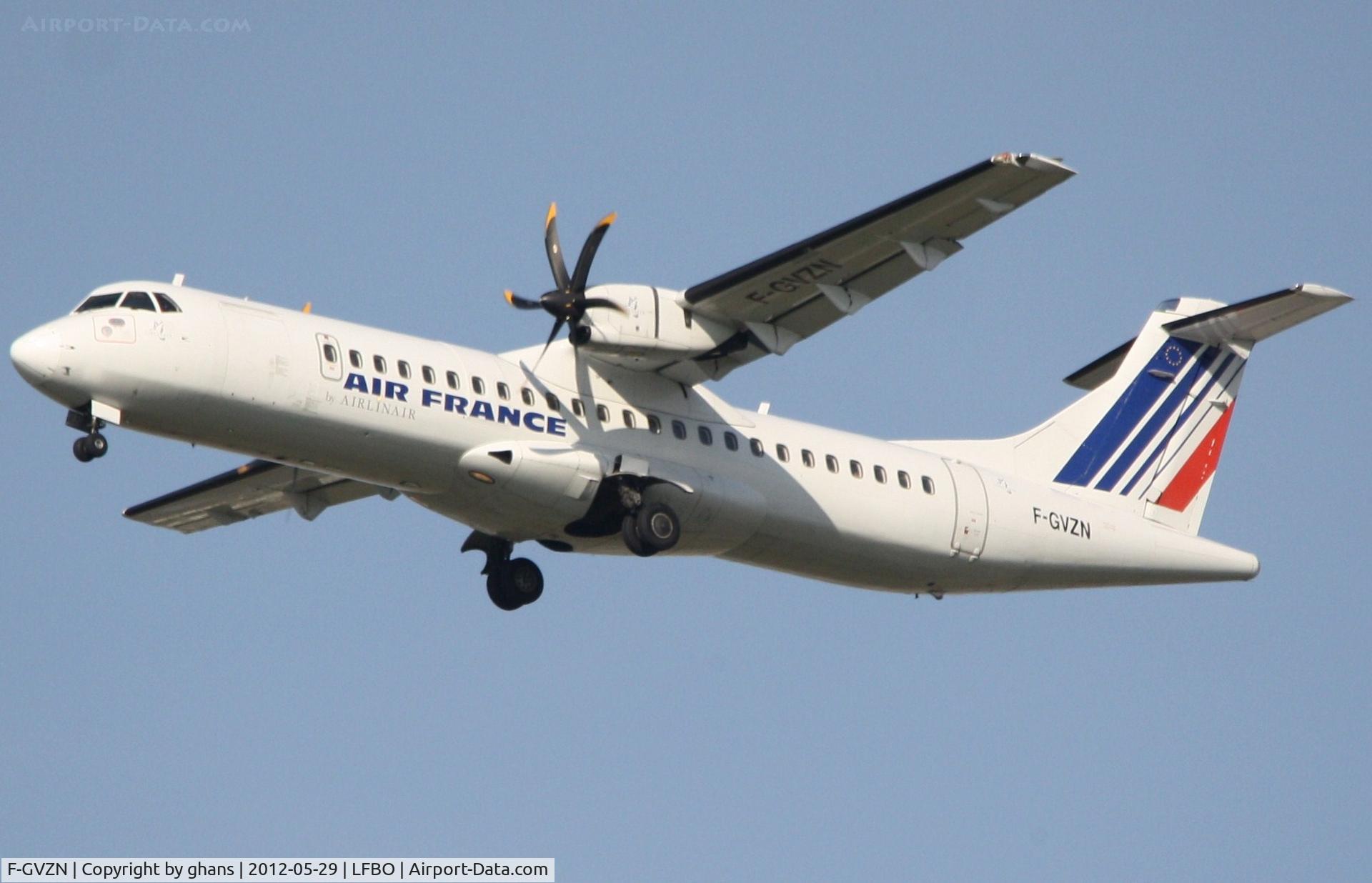 F-GVZN, 1998 ATR 72-212A C/N 563, Airlinair