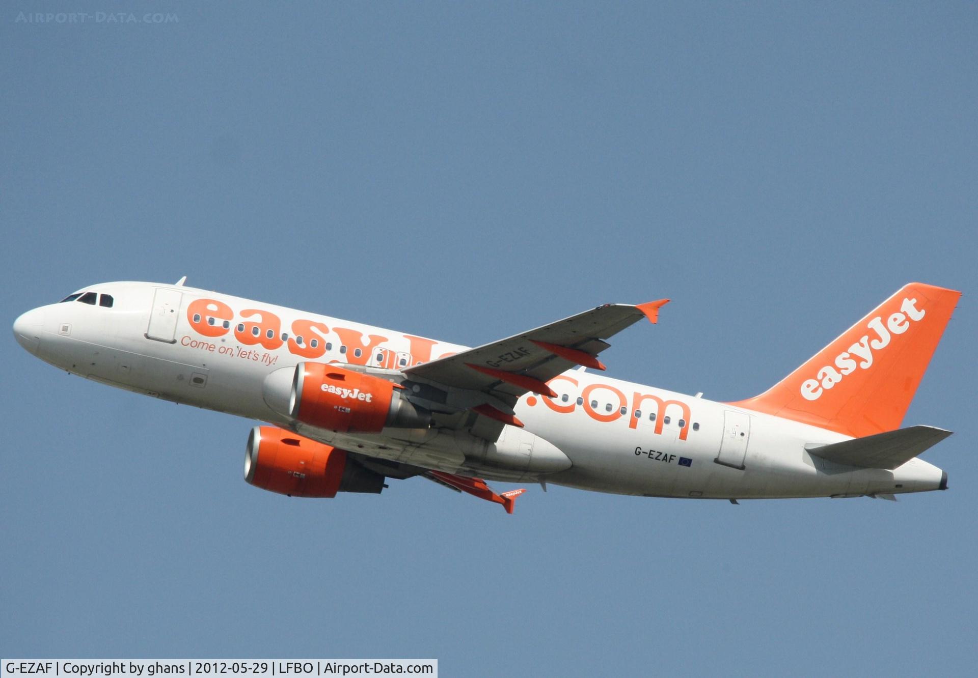 G-EZAF, 2006 Airbus A319-111 C/N 2715, EasyJet