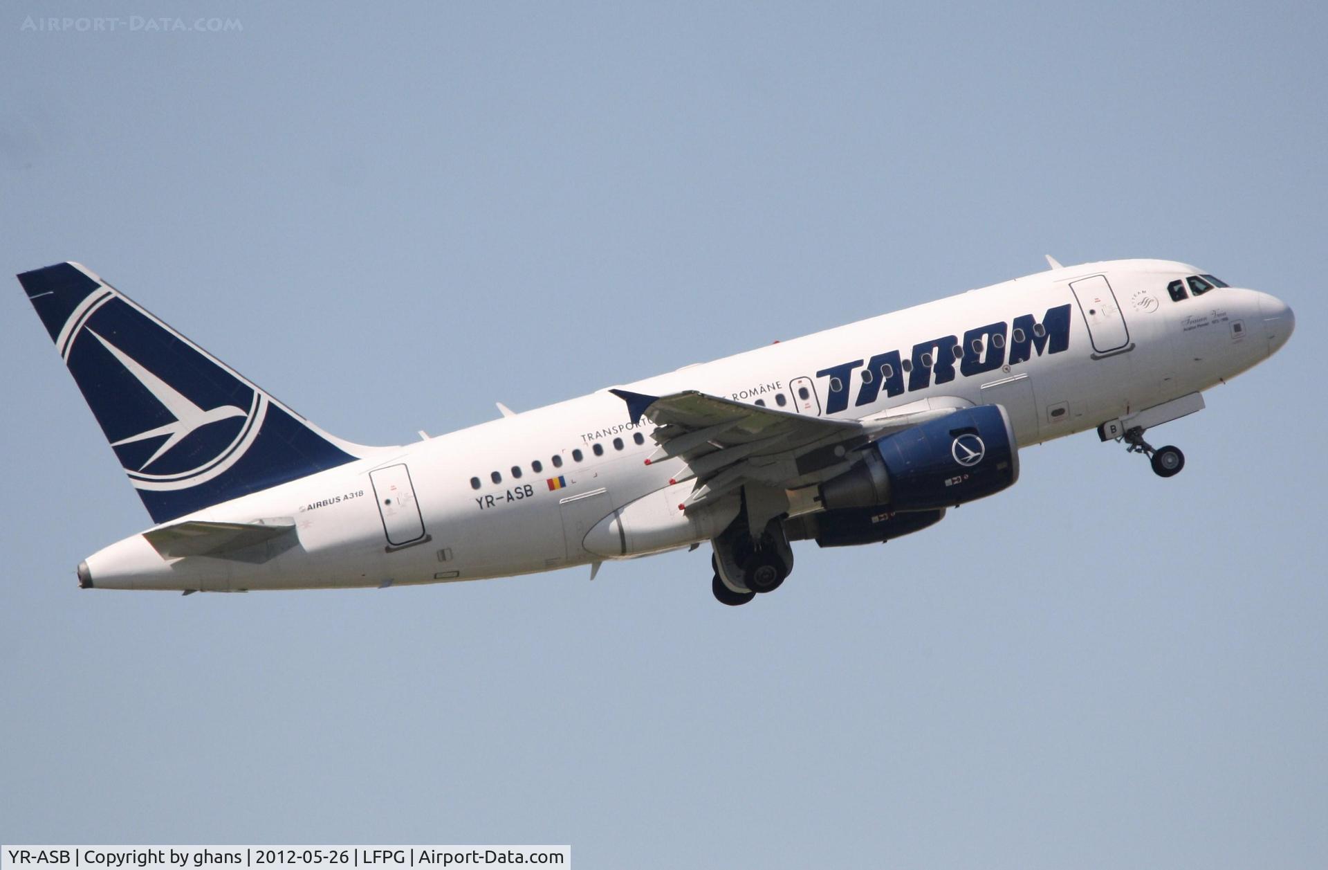 YR-ASB, 2006 Airbus A318-111 C/N 2955, Tarom