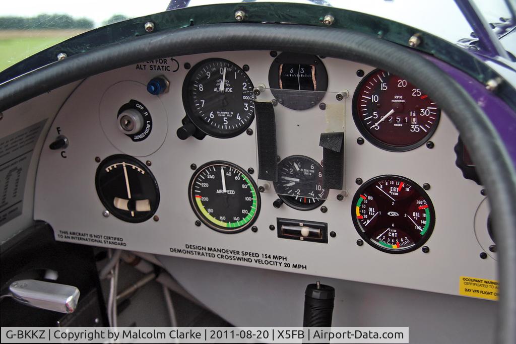 G-BKKZ, 2000 Pitts S-1S Special C/N PFA 009-10525, Pitts S-1S, Fishburn Airfield, August 2011.