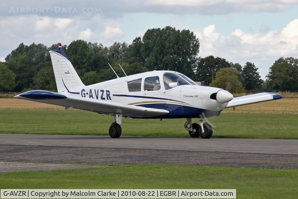 G-AVZR, 1967 Piper PA-28-180 Cherokee C C/N 28-4114, Piper PA-28-180 Cherokee C, Breighton Airfield, August 2010.