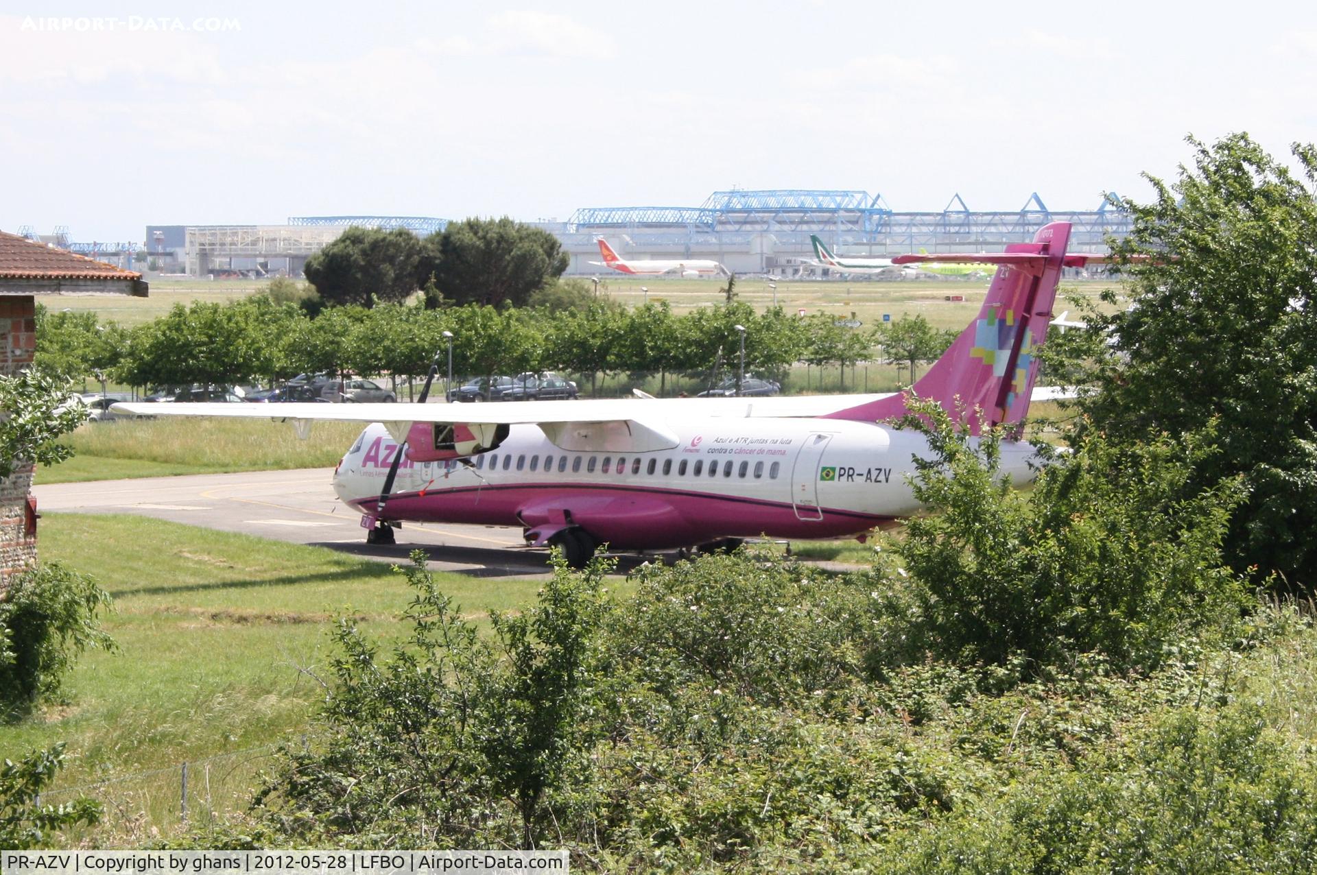 PR-AZV, 1993 ATR 72-202 C/N 396, Azul parked @ TLS