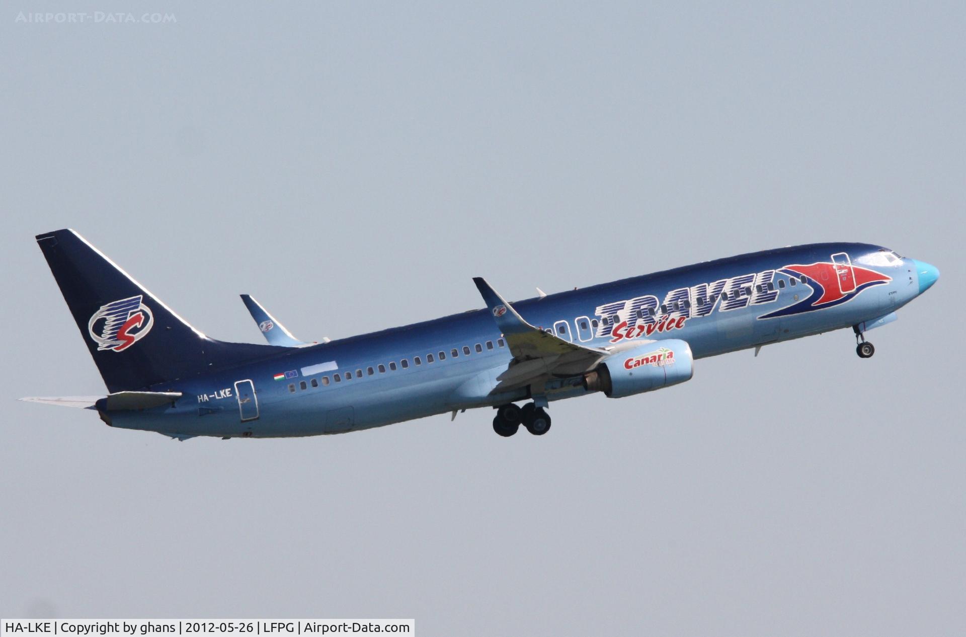 HA-LKE, 2001 Boeing 737-86Q C/N 30278, Travel Service