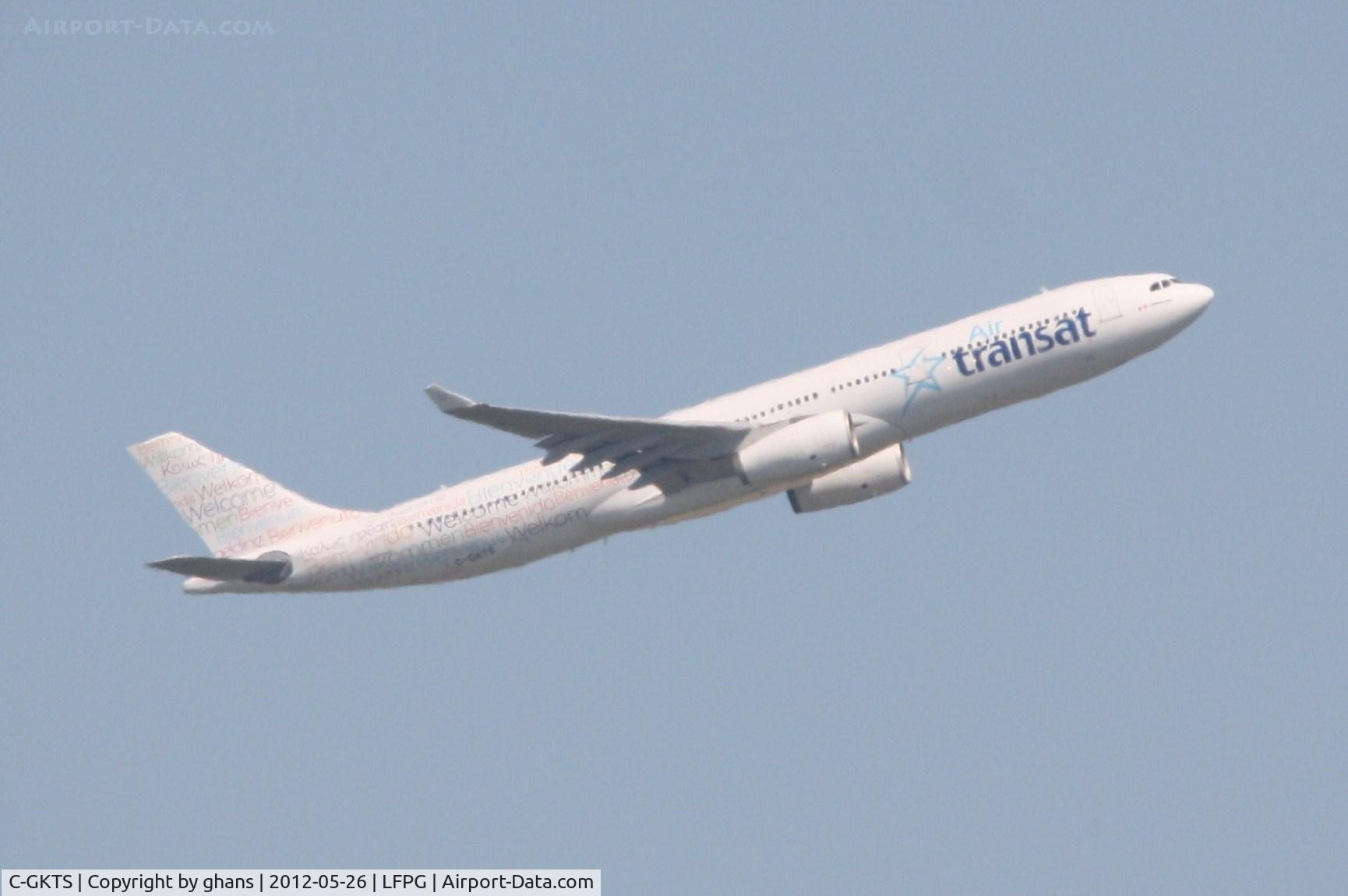 C-GKTS, 1995 Airbus A330-342 C/N 111, 'Welcome'