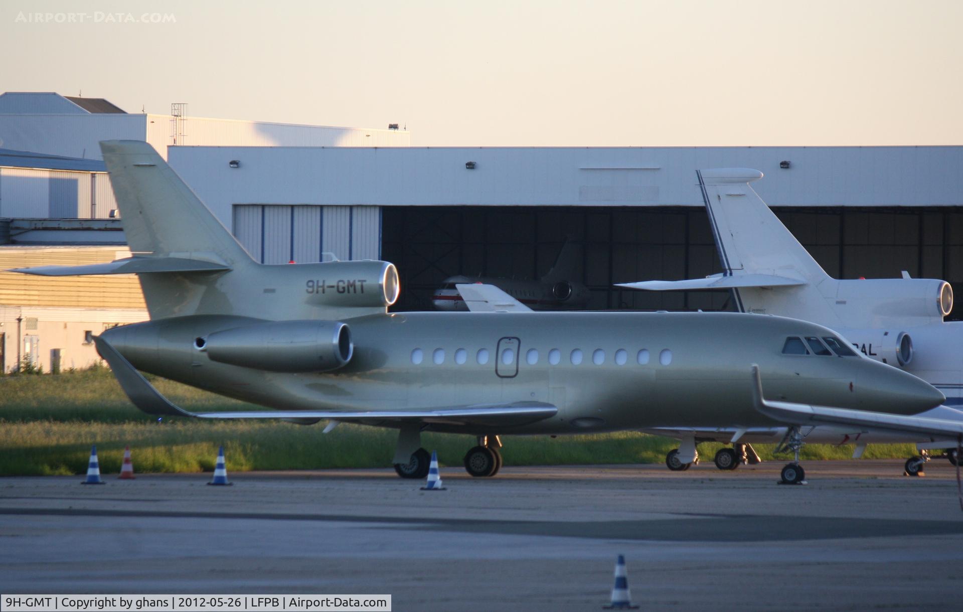 9H-GMT, 2011 Dassault Falcon 900LX C/N 247, Parked @ LBG