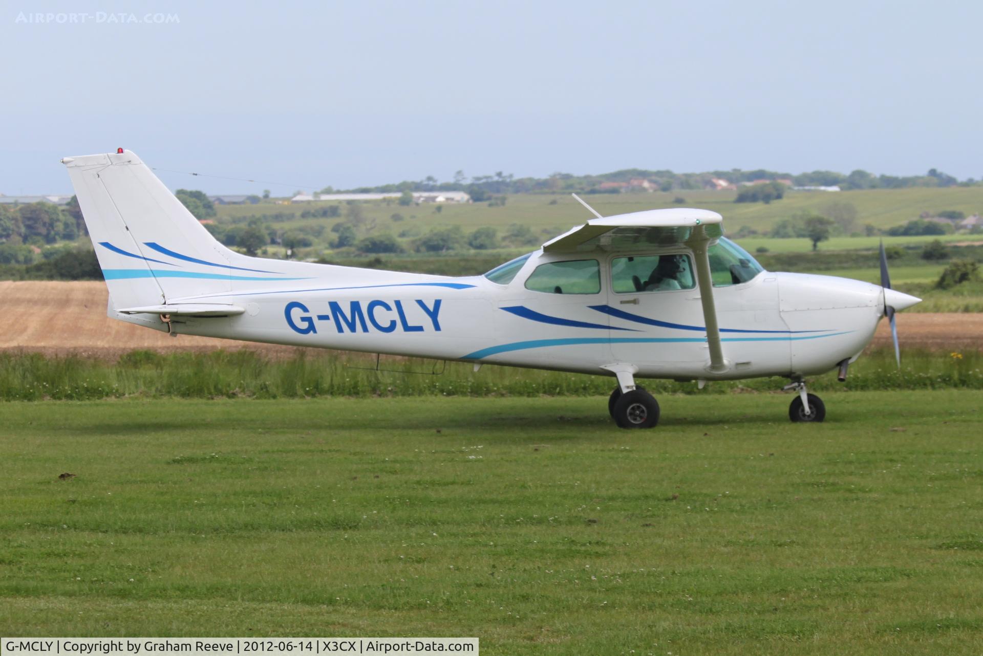 G-MCLY, 1982 Cessna 172P C/N 172-75597, Just landed.
