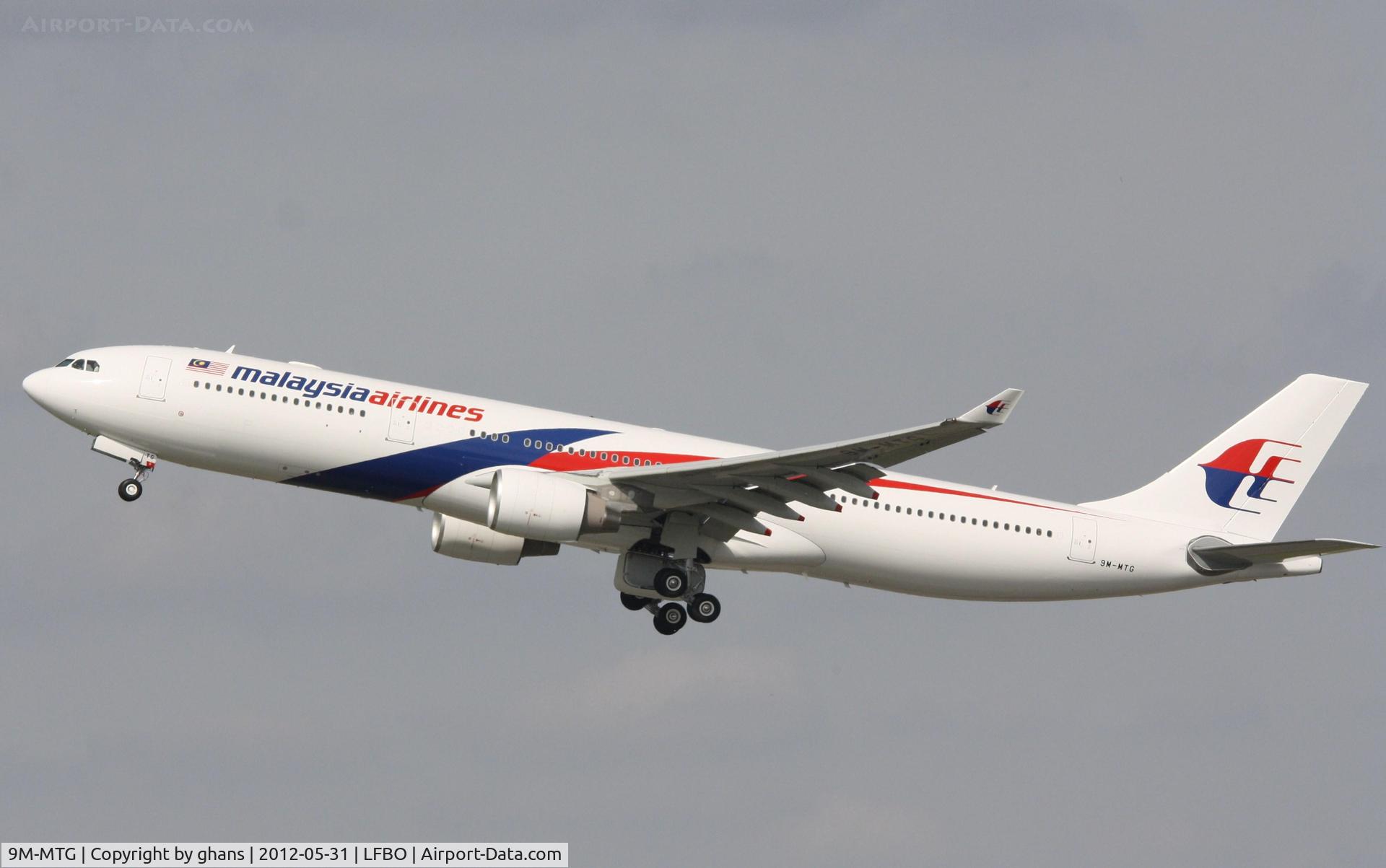 9M-MTG, 2012 Airbus A330-323X C/N 1318, Deliveryflight to Malaysia