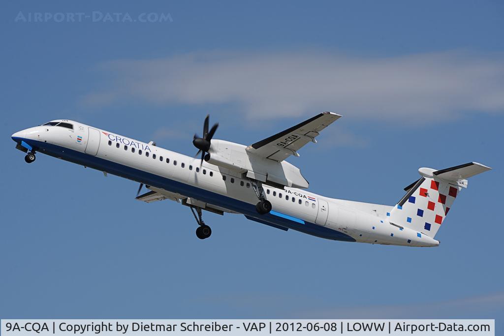 9A-CQA, 2008 De Havilland Canada DHC-8-402Q Dash 8 C/N 4205, Croatia Airlines Dash 8-400