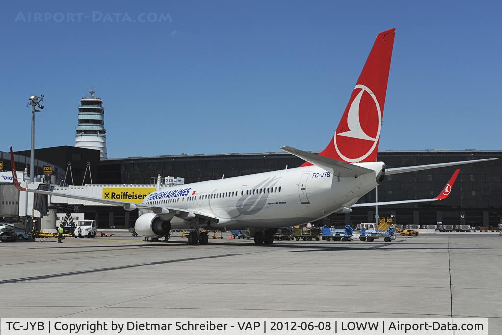 TC-JYB, 2011 Boeing 737-9F2/ER C/N 40974, Turkish Airlines Boeing 737-900
