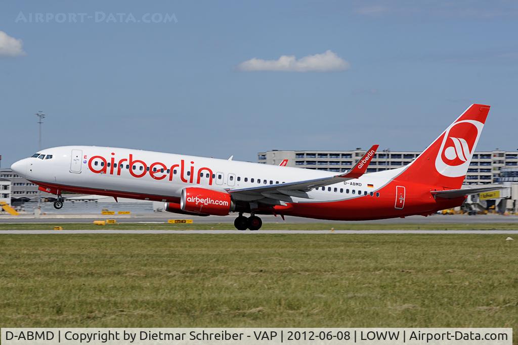 D-ABMD, 2011 Boeing 737-86J C/N 37761, Air Berlin Boeing 737-800