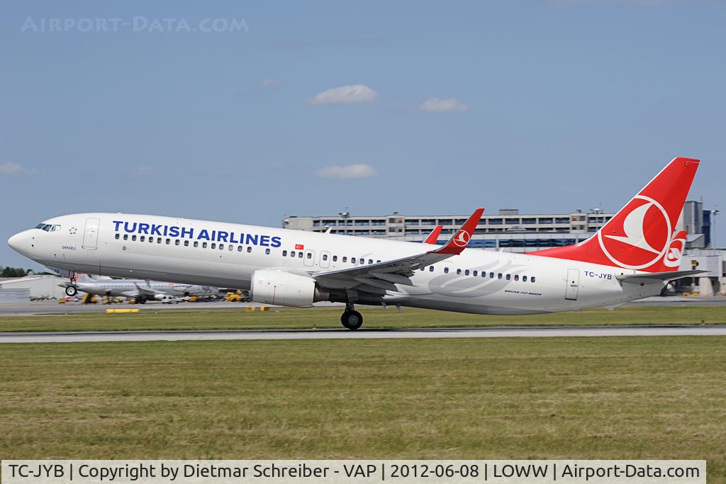TC-JYB, 2011 Boeing 737-9F2/ER C/N 40974, Turkish Boeing 737-900