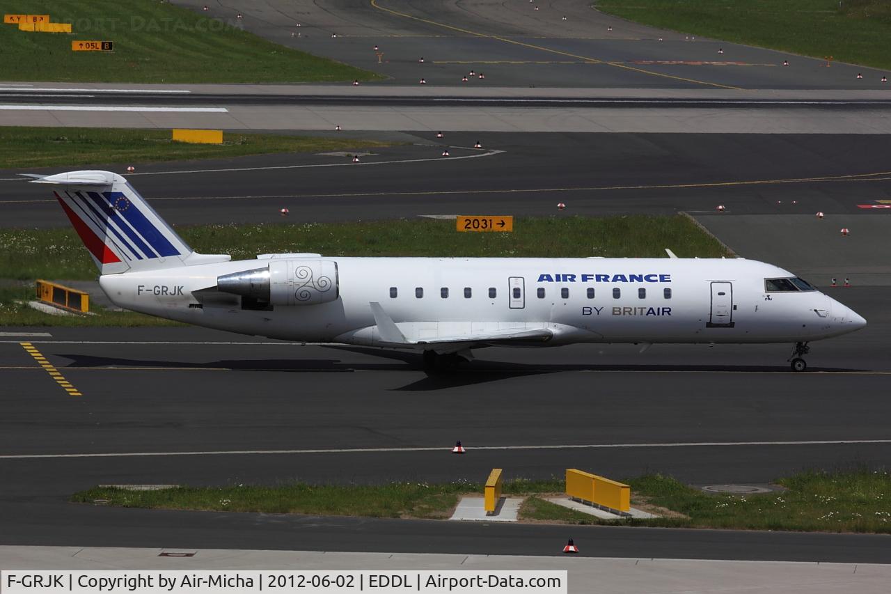 F-GRJK, 1998 Canadair CRJ-100ER (CL-600-2B19) C/N 7219, Brit Air