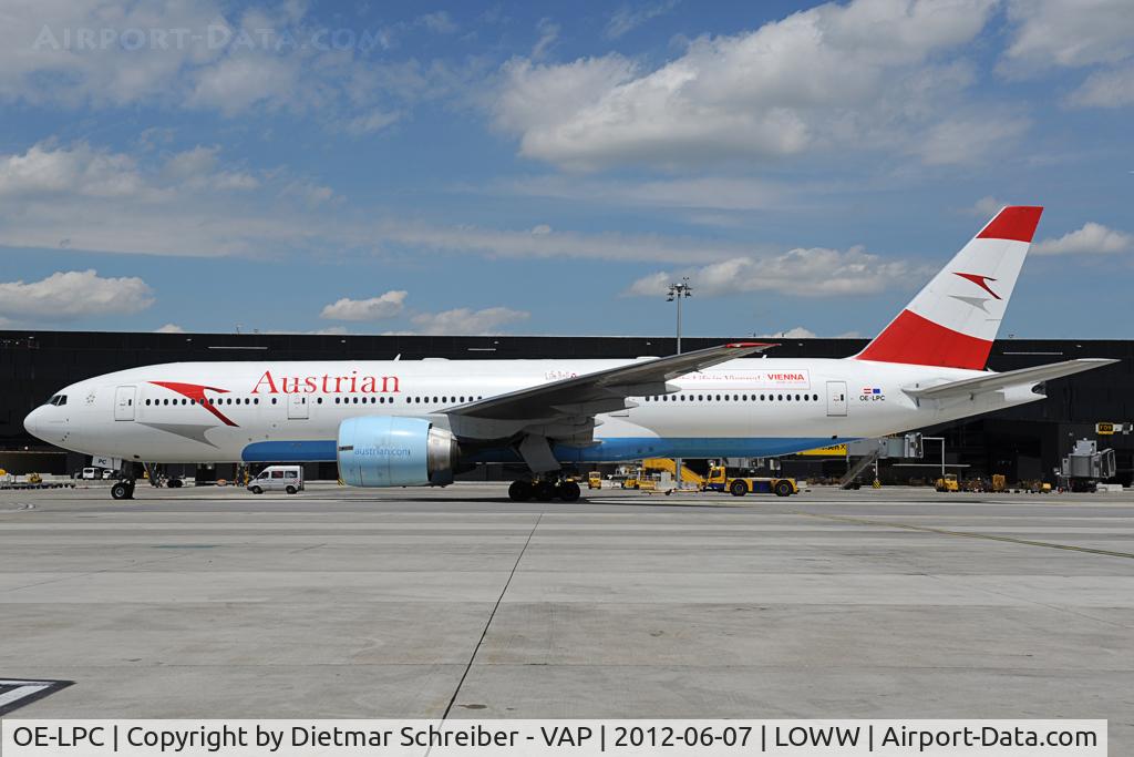 OE-LPC, 2002 Boeing 777-2Z9/ER C/N 29313, Austrian Airlines Boeing 777-200