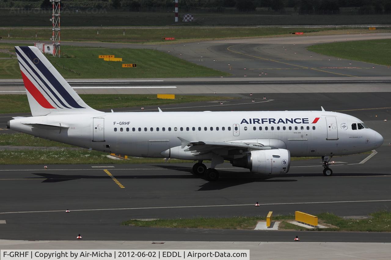 F-GRHF, 1999 Airbus A319-111 C/N 1025, Air France, Airbus A319-111, CN: 1025