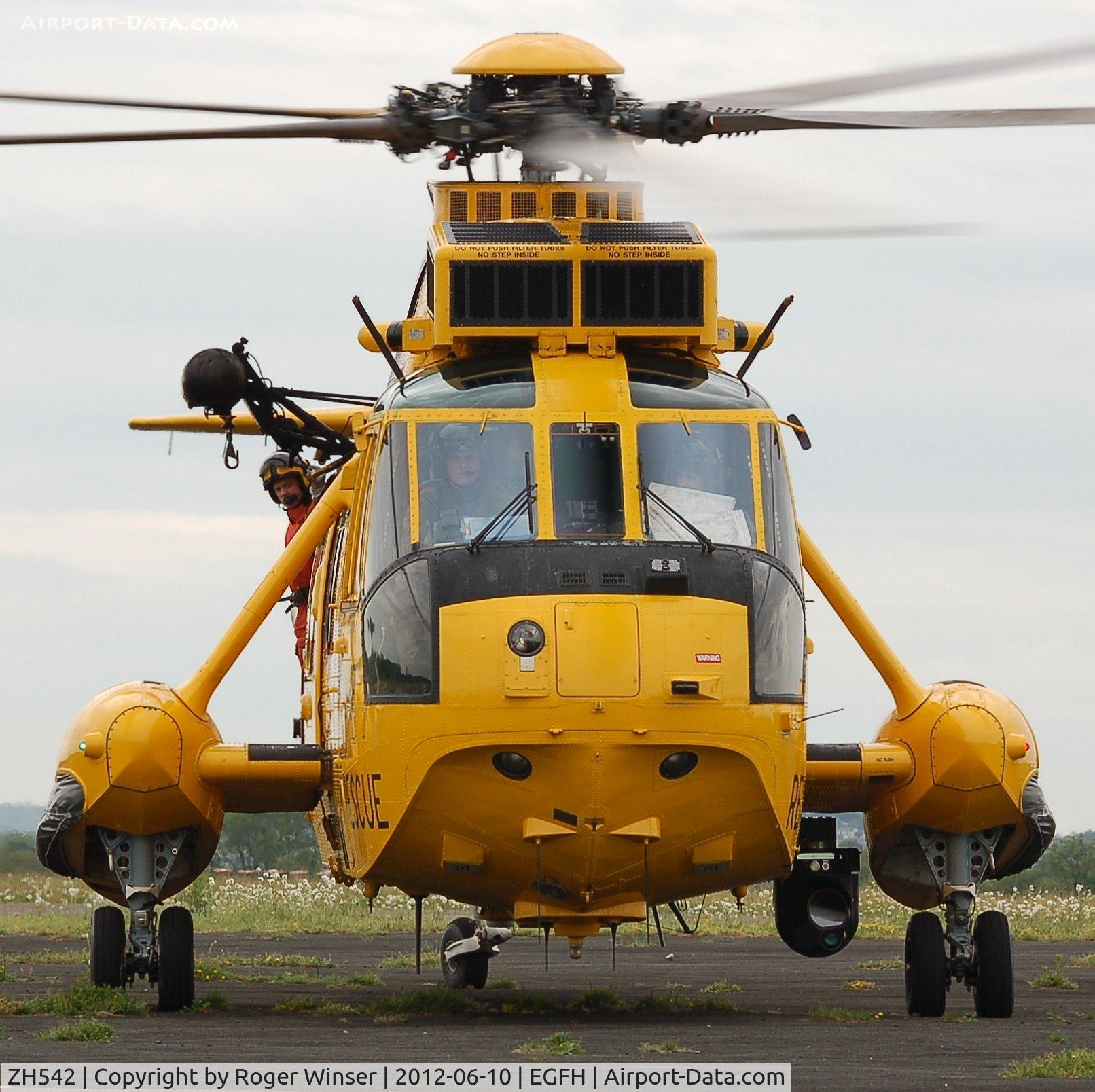 ZH542, Westland Sea King HAR.3A C/N WA1008, Sea King of A Flight 22 Squadron RAF on a SAR training flight.