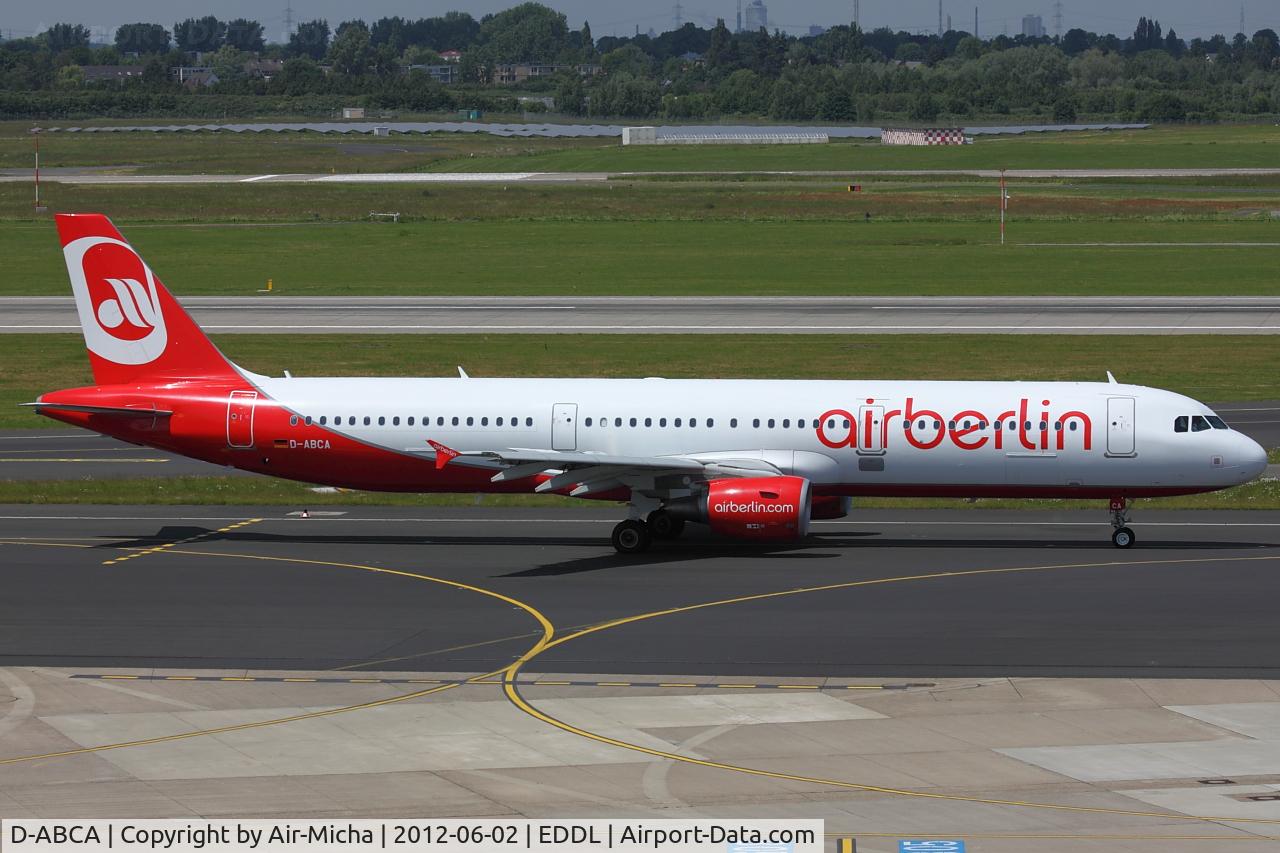 D-ABCA, 2008 Airbus A321-211 C/N 3708, Air Berlin, Airbus A321-211, CN: 3708