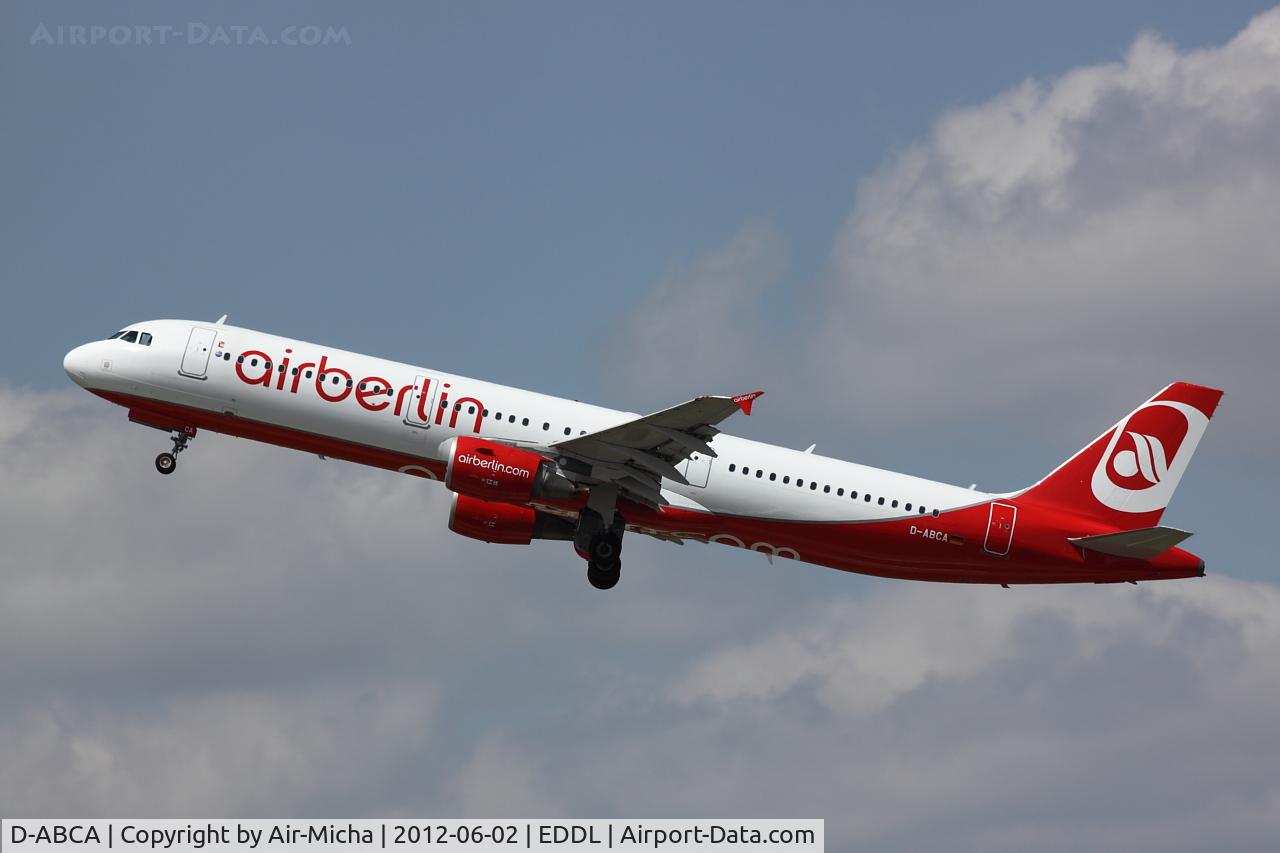 D-ABCA, 2008 Airbus A321-211 C/N 3708, Air Berlin, Airbus A321-211, CN: 3708