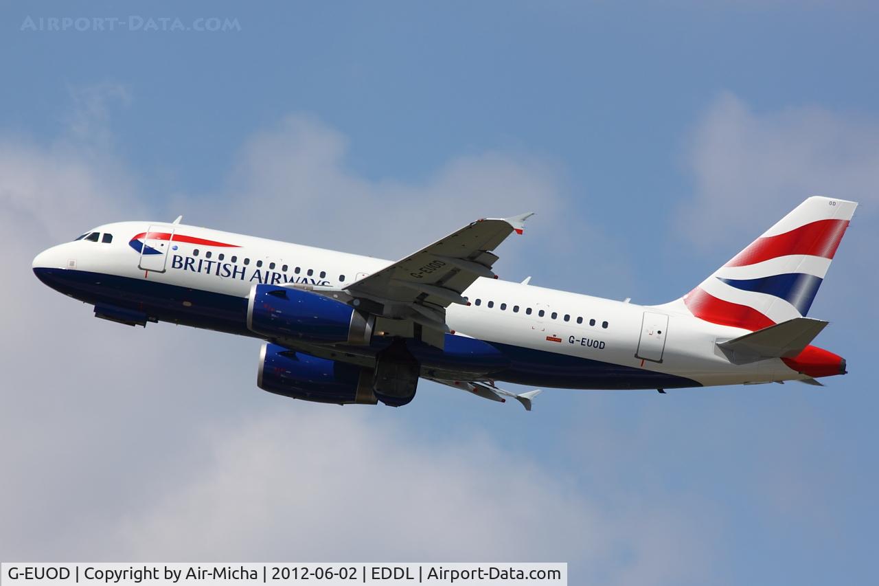 G-EUOD, 2001 Airbus A319-131 C/N 1558, British Airways, Airbus A319-131, CN: 1558