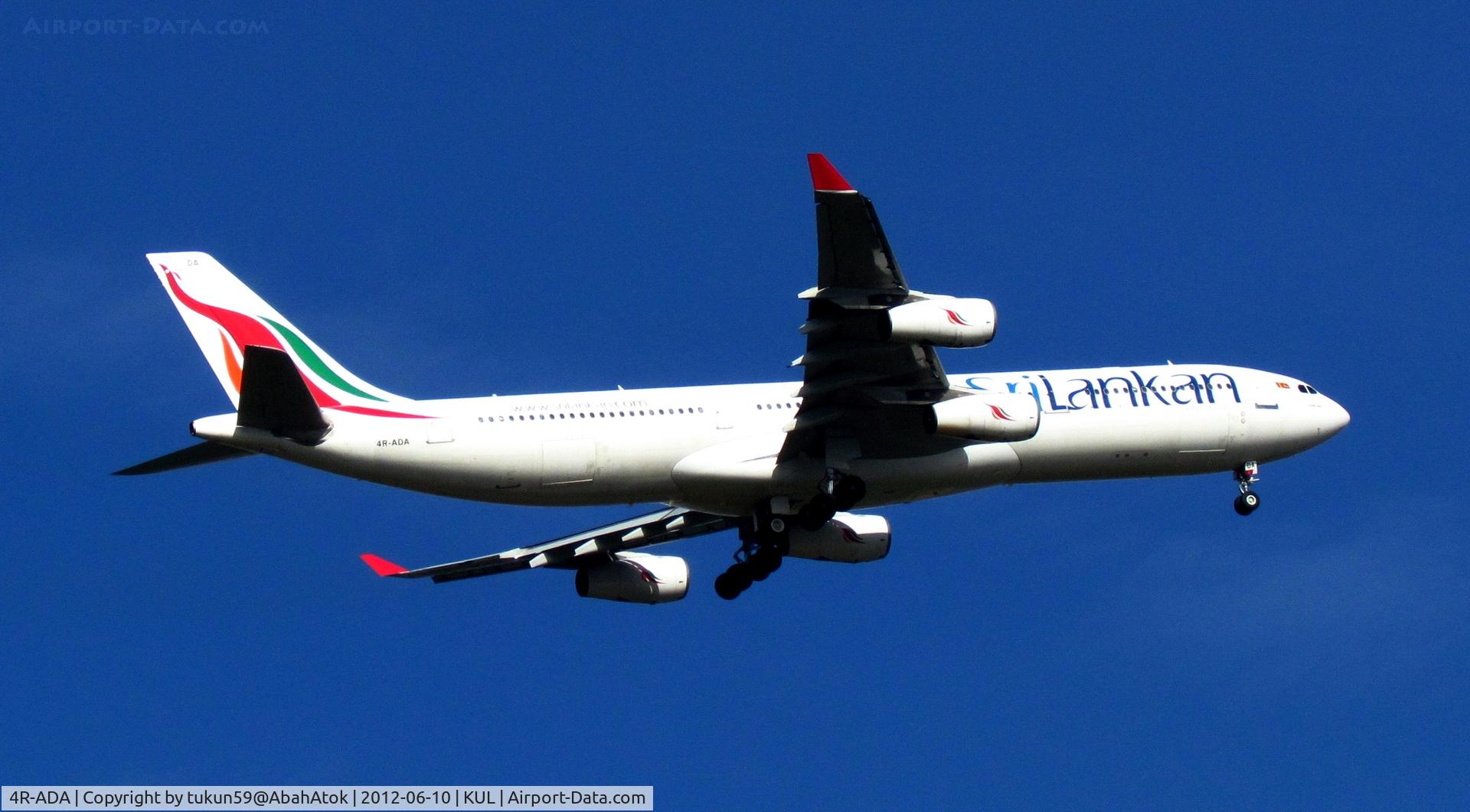 4R-ADA, 1994 Airbus A340-311 C/N 032, SriLankan Airlines