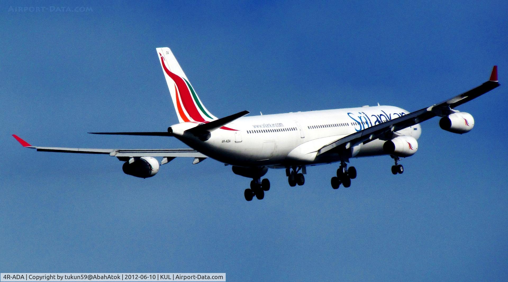 4R-ADA, 1994 Airbus A340-311 C/N 032, SriLankan Airlines