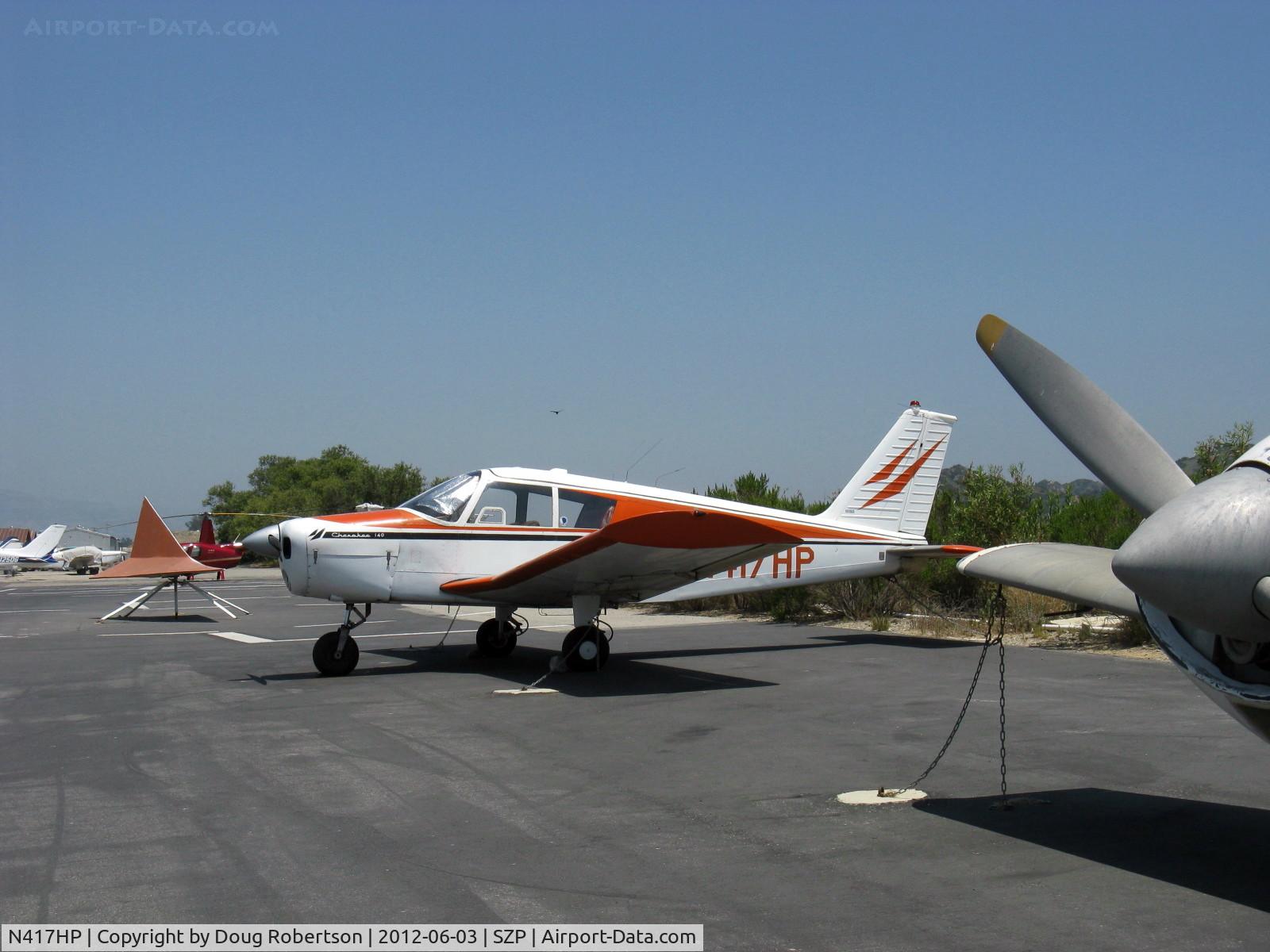 N417HP, 1964 Piper PA-28-140 C/N 28-20276, 1964 Piper PA-28-140 CHEROKEE, Lycoming O-320-E2A 150 Hp