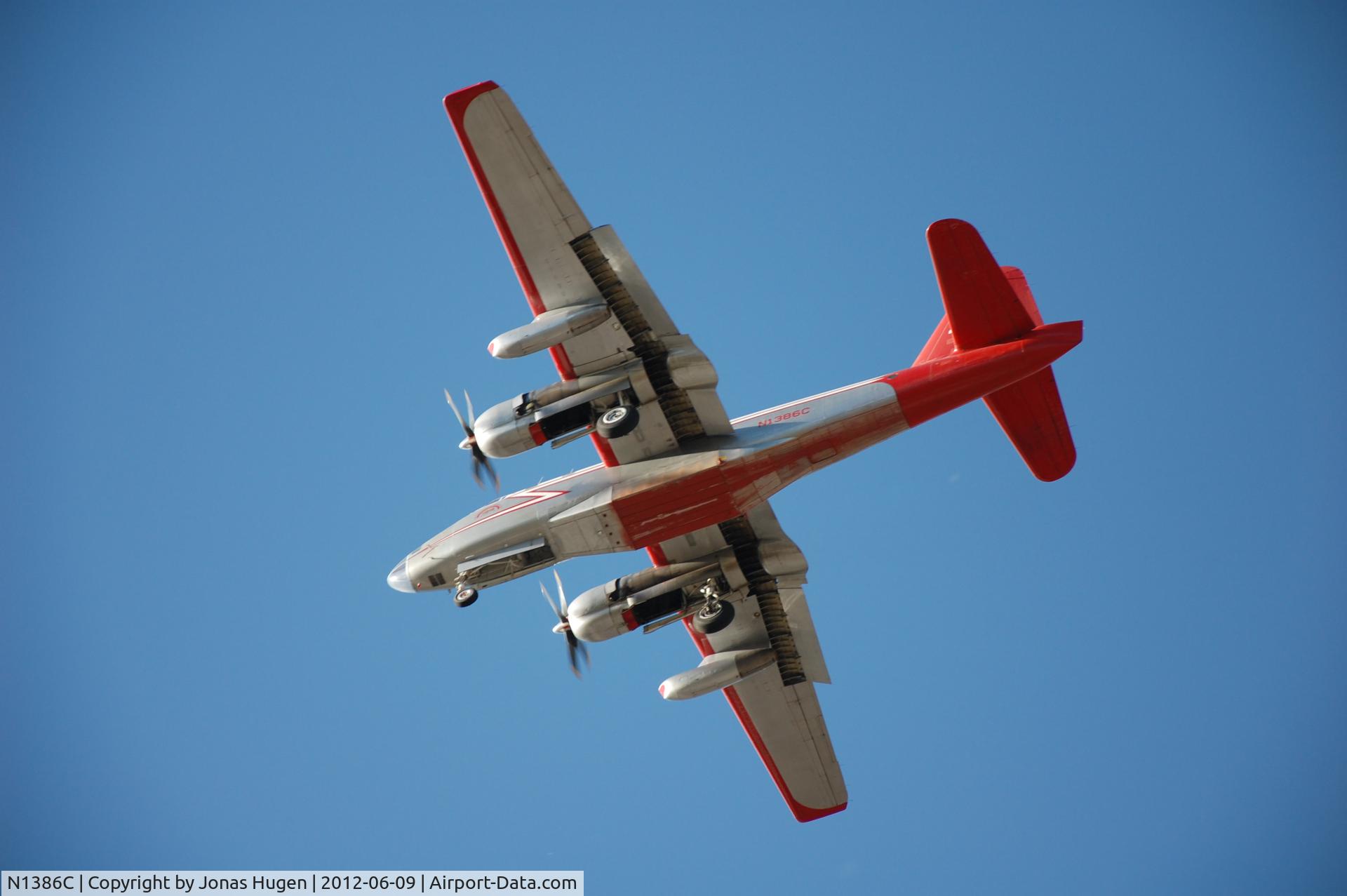 N1386C, 1954 Lockheed P2V-5 Neptune C/N 426-5268, Flying over Broomfield, presumably on the way to the High Park Fire to the north