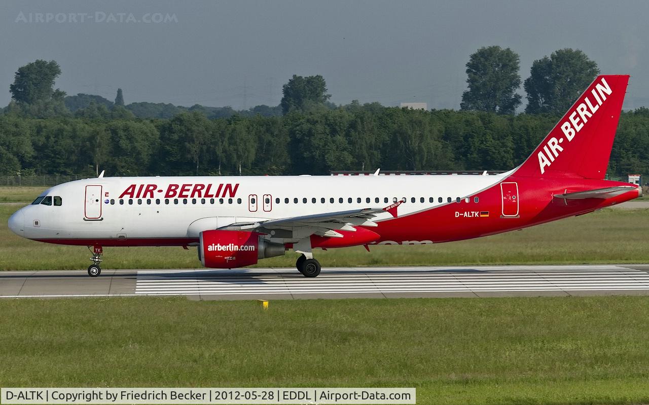 D-ALTK, 2003 Airbus A320-214 C/N 1931, departure from Düsseldorf