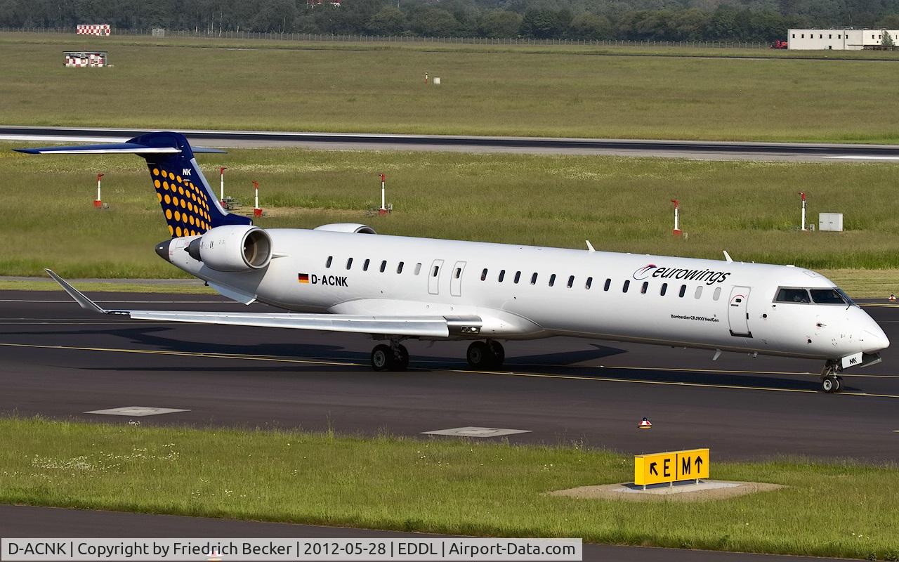 D-ACNK, 2010 Bombardier CRJ-900LR (CL-600-2D24) C/N 15251, taxying to the active