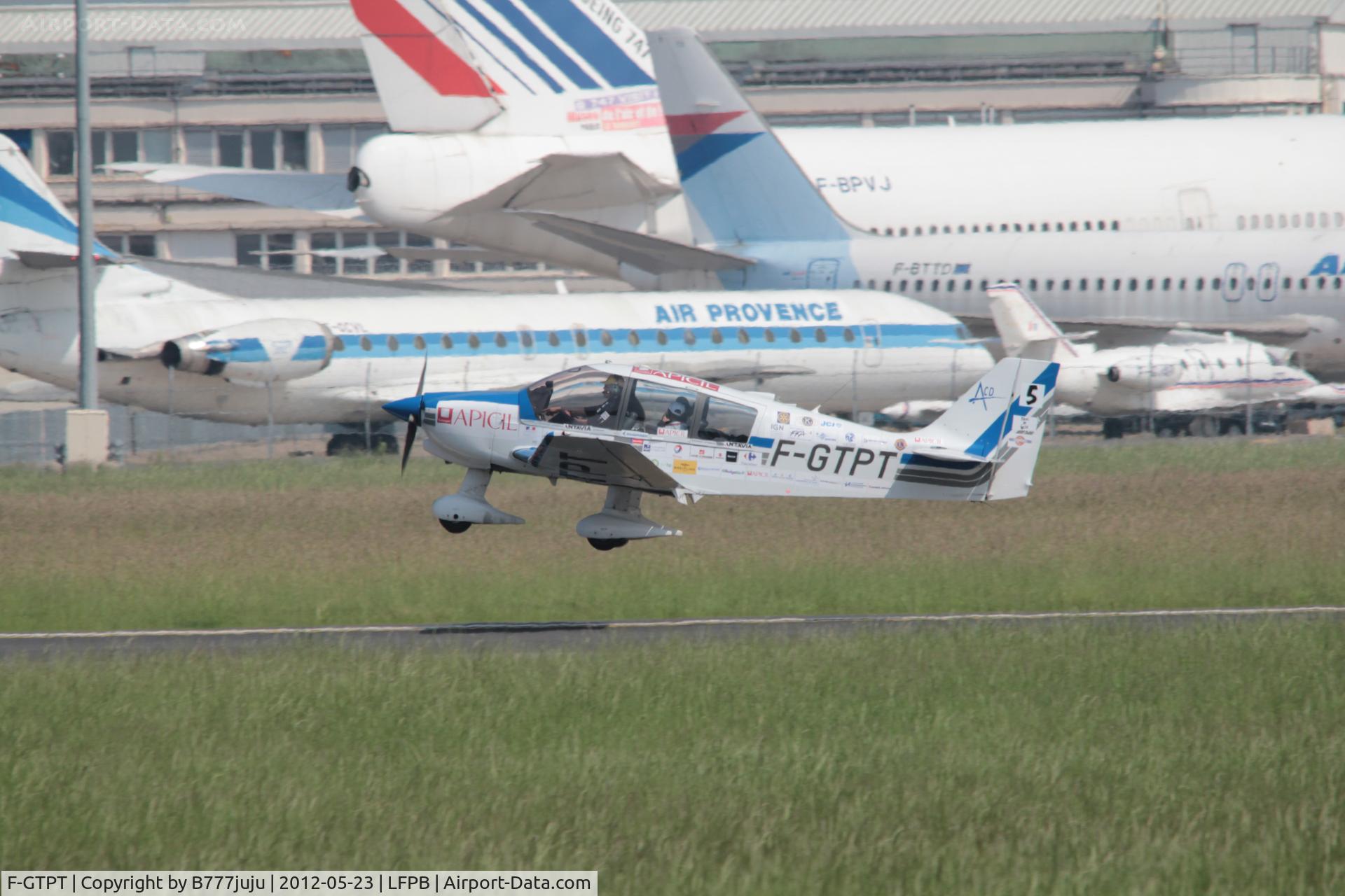 F-GTPT, Robin DR-400-180 Regent C/N 2440, on transit at Le Bourget for 