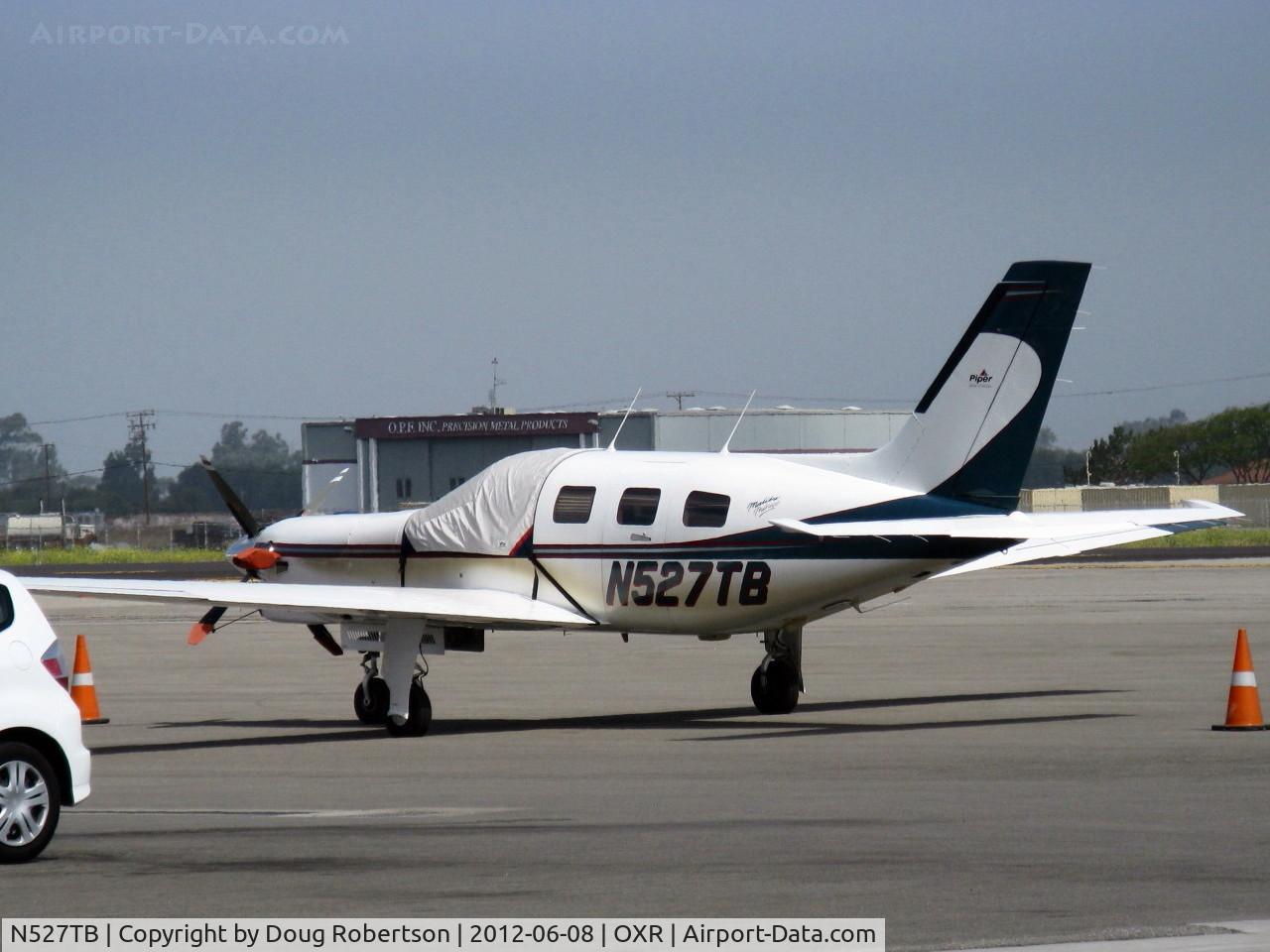 N527TB, 1998 Piper PA-46-350P Malibu Mirage C/N 4636166, 1998 Piper PA-46-350P MALIBU MERIDIAN, one Lycoming TIO-540-AE2A 350 Hp, Pressurized, 6 seats, Max speed 232 kts/267 mph at mid cruise weight
