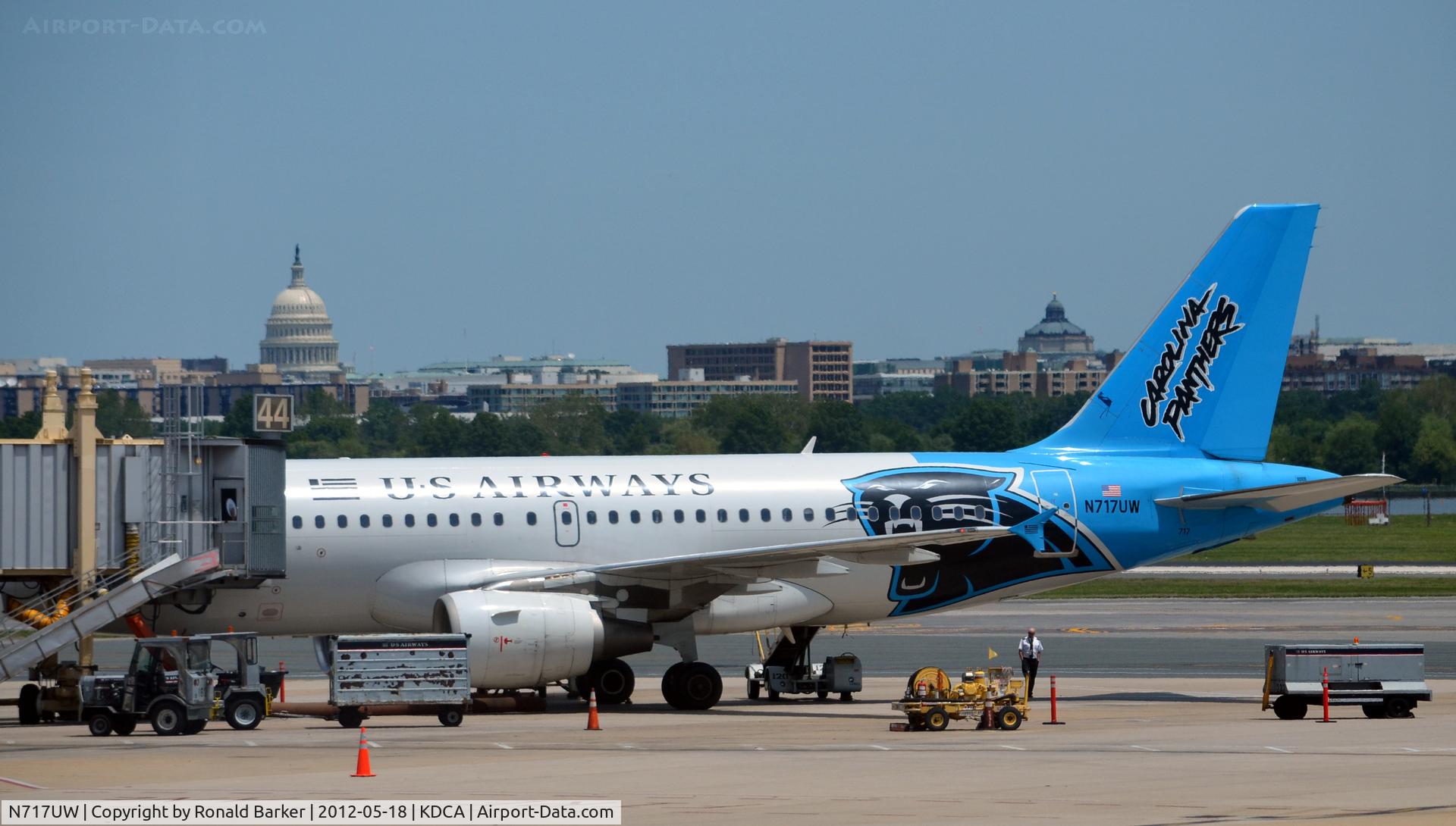 N717UW, 1999 Airbus A319-112 C/N 1069, Carolina Panthers