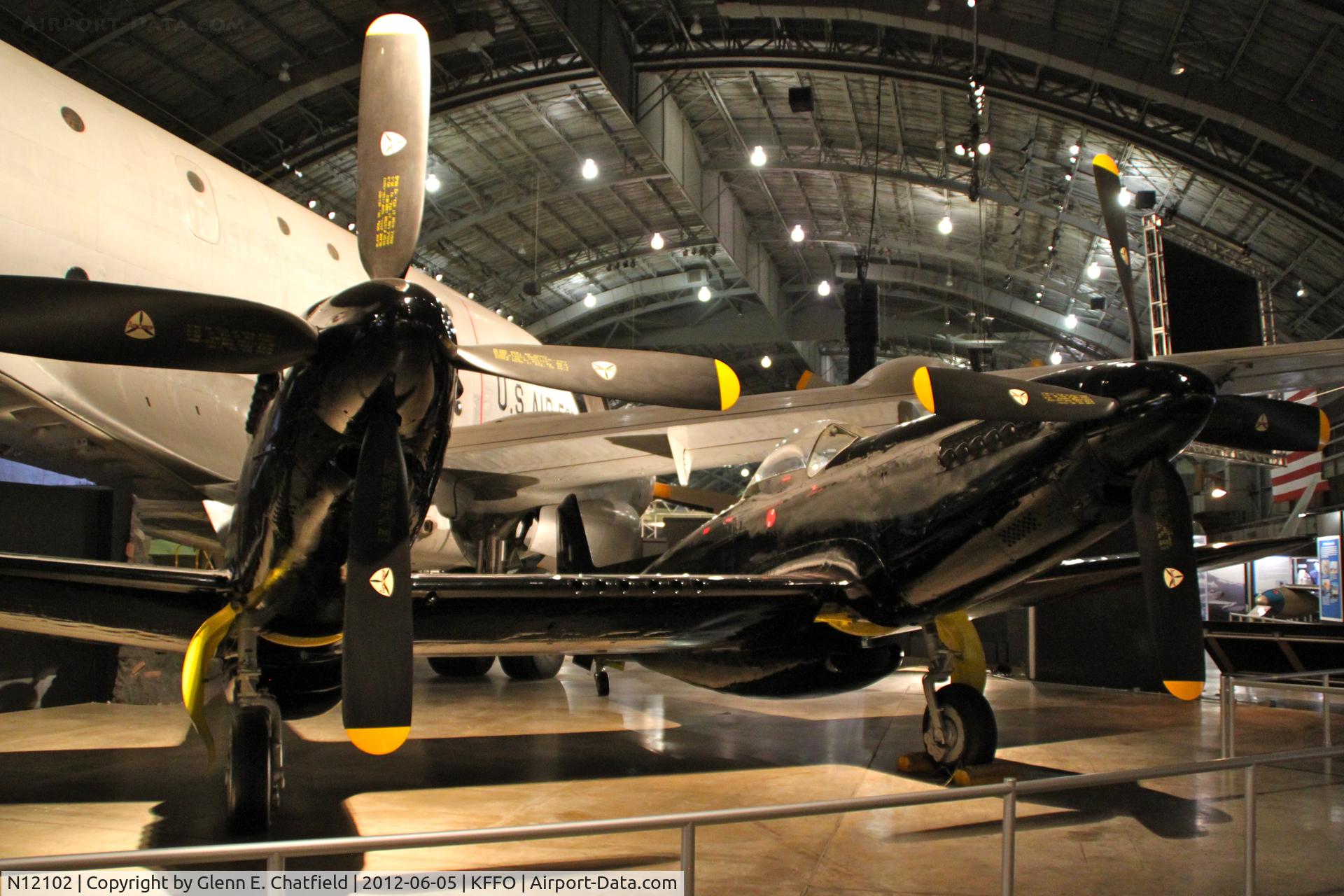 N12102, 1944 North American P-82B C/N 44-65162, At the Air Force Museum's Korean War exhibit