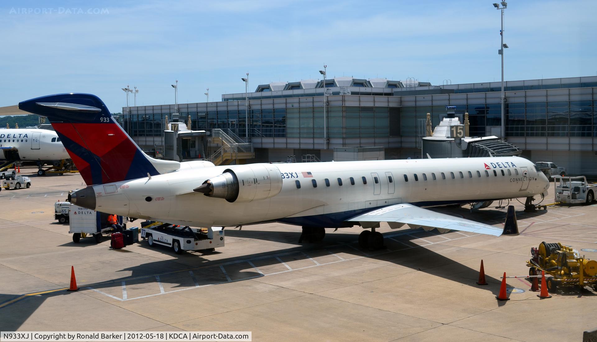 N933XJ, 2008 Bombardier CRJ-900ER (CL-600-2D24) C/N 15196, DCA, VA