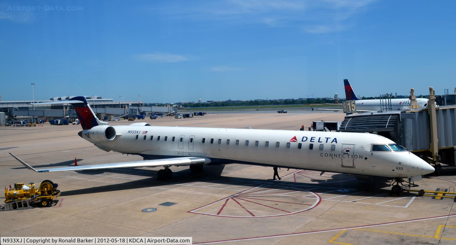 N933XJ, 2008 Bombardier CRJ-900ER (CL-600-2D24) C/N 15196, DCA, VA