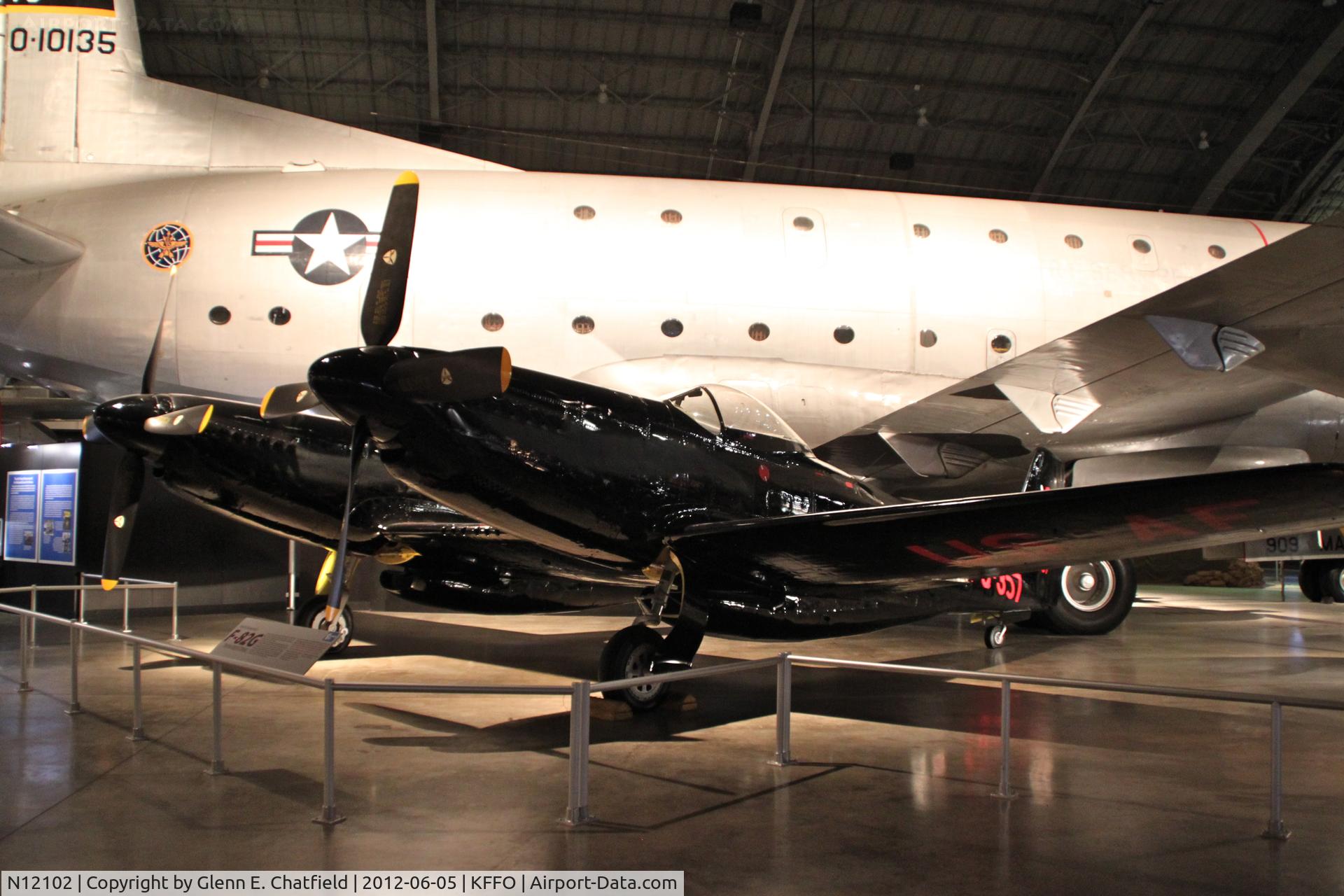 N12102, 1944 North American P-82B C/N 44-65162, At the Air Force Museum's Korean War exhibit