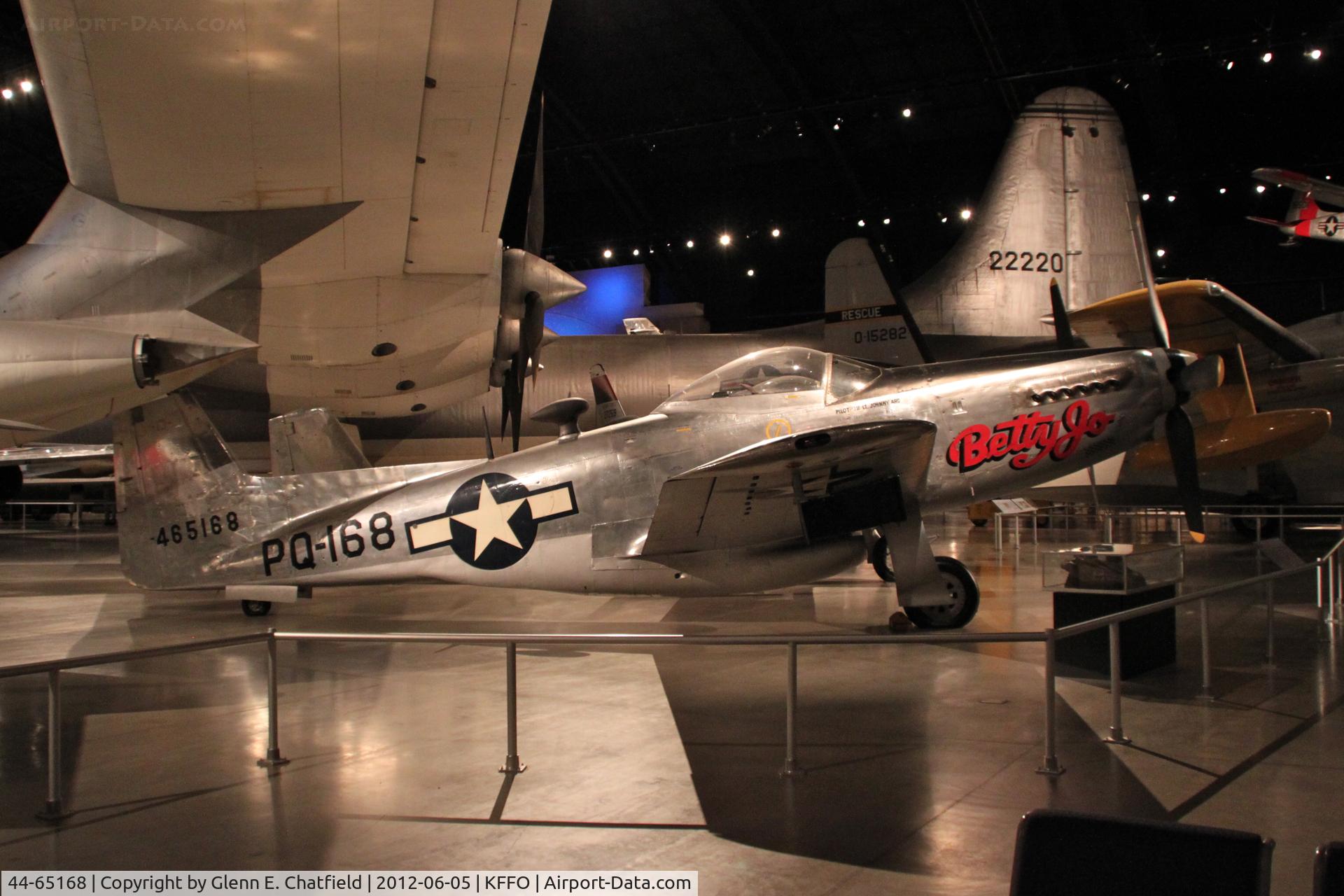 44-65168, 1944 North American P-82B Twin Mustang C/N 123-43754, At the Air Force Museum