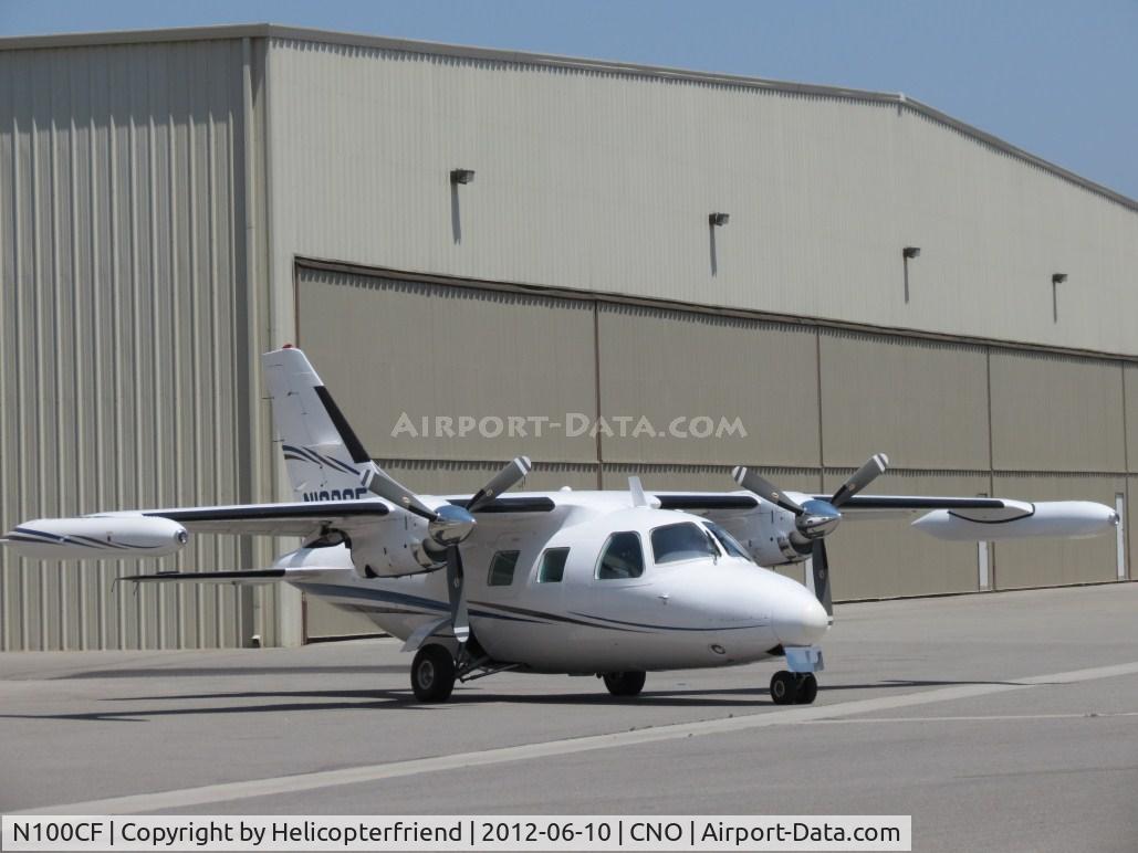N100CF, 1972 Mitsubishi MU-2B-20 C/N 229, Preparing to start engines