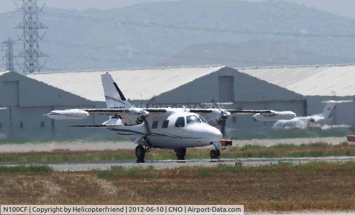 N100CF, 1972 Mitsubishi MU-2B-20 C/N 229, Starting take off roll and picking up speed