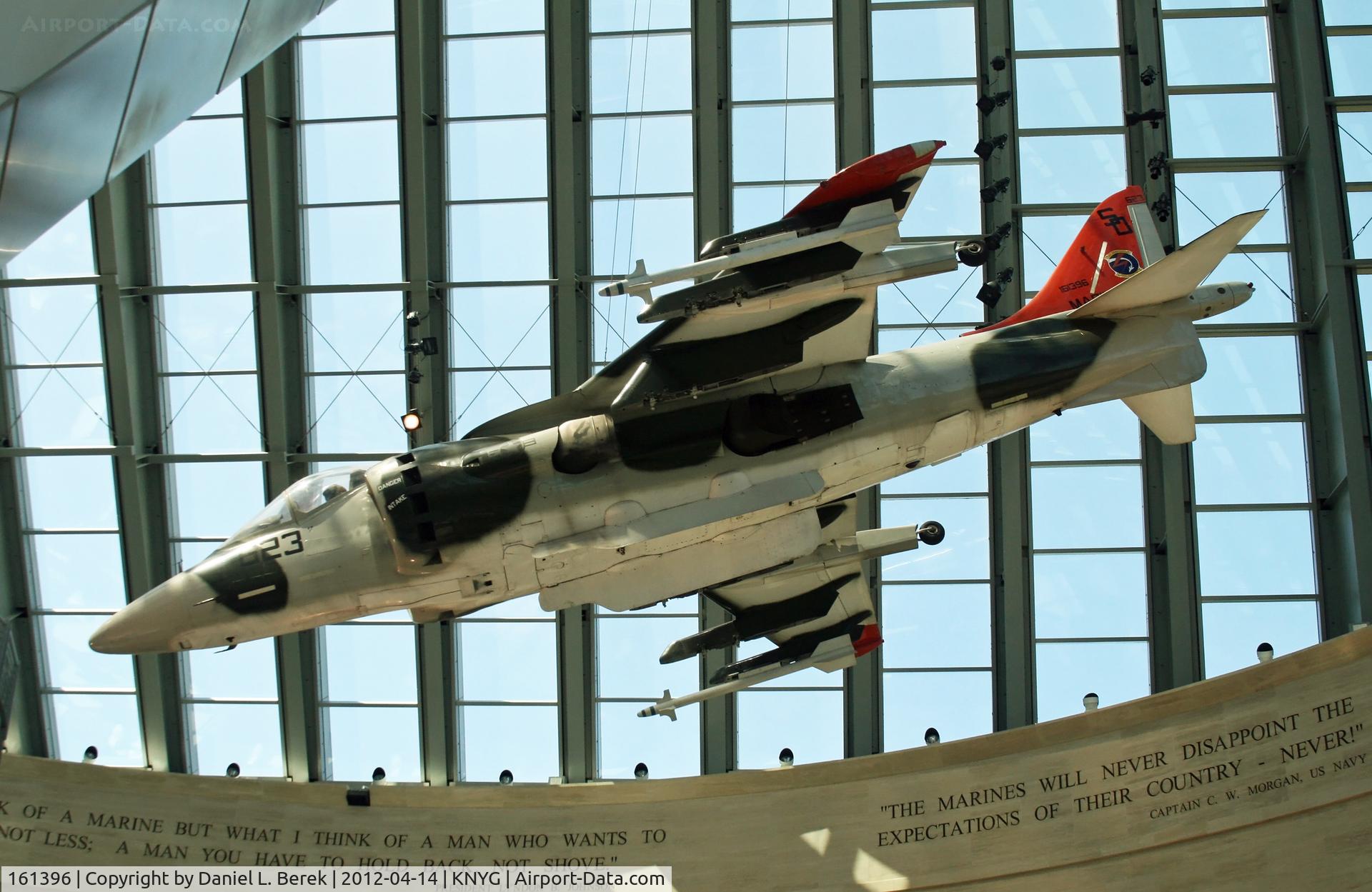 161396, 1981 McDonnell Douglas AV-8B Harrier II C/N 512001, This AV-8 Harrier makes an impressive display in the spectacular central gallery.
