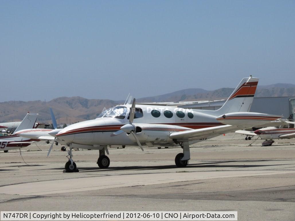 N747DR, 1967 Cessna 411A C/N 411-0259, Parked