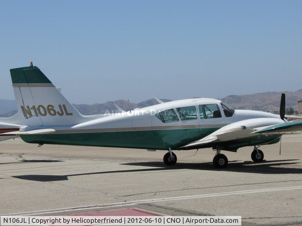 N106JL, 1963 Piper PA-23-250 C/N 27-2416, Parked