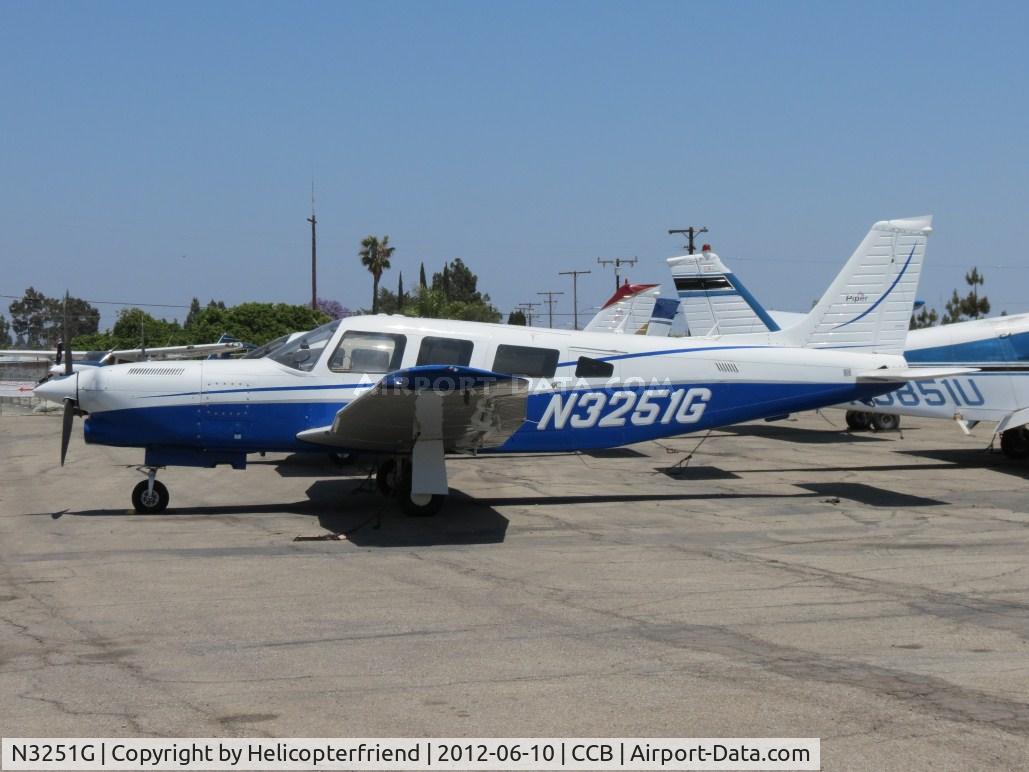N3251G, 1980 Piper PA-32R-301T Turbo Saratoga C/N 32R-8029044, Parked at Foothill Sales & Service area