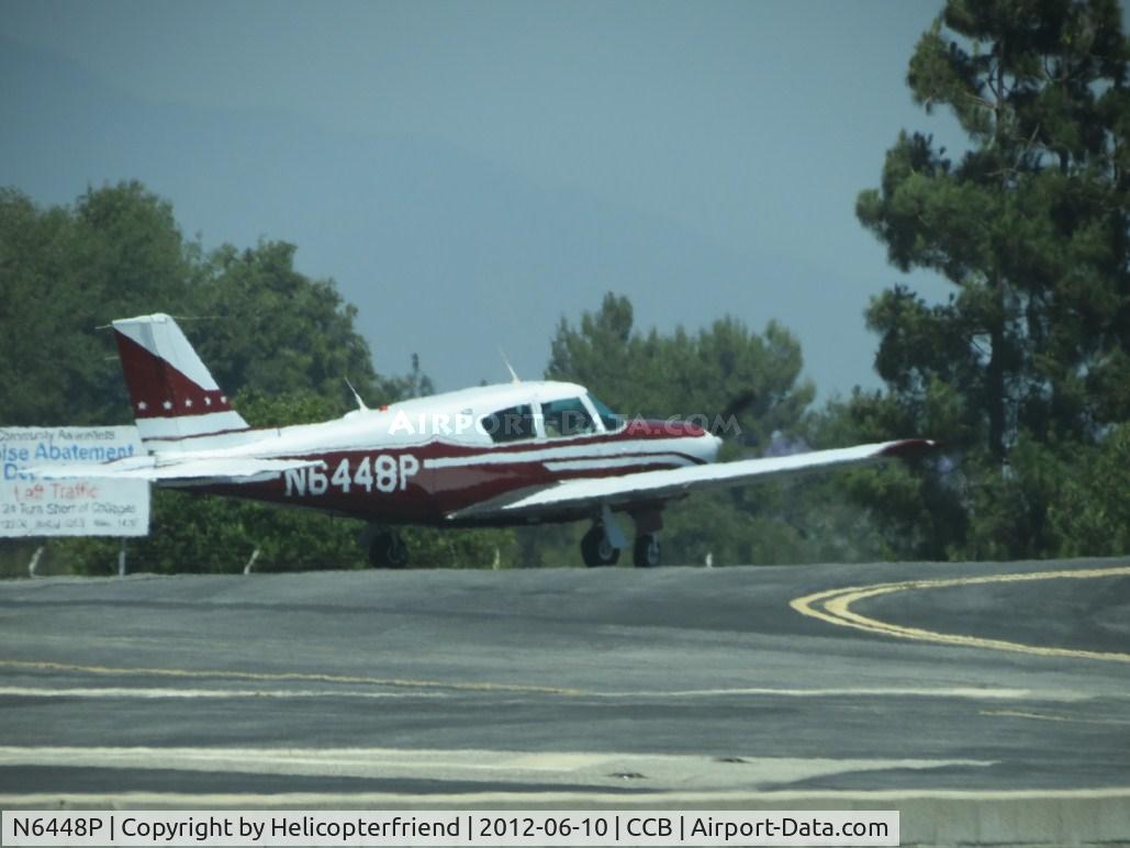 N6448P, 1959 Piper PA-24-250 Comanche C/N 24-1563, Turning around at the run-up area