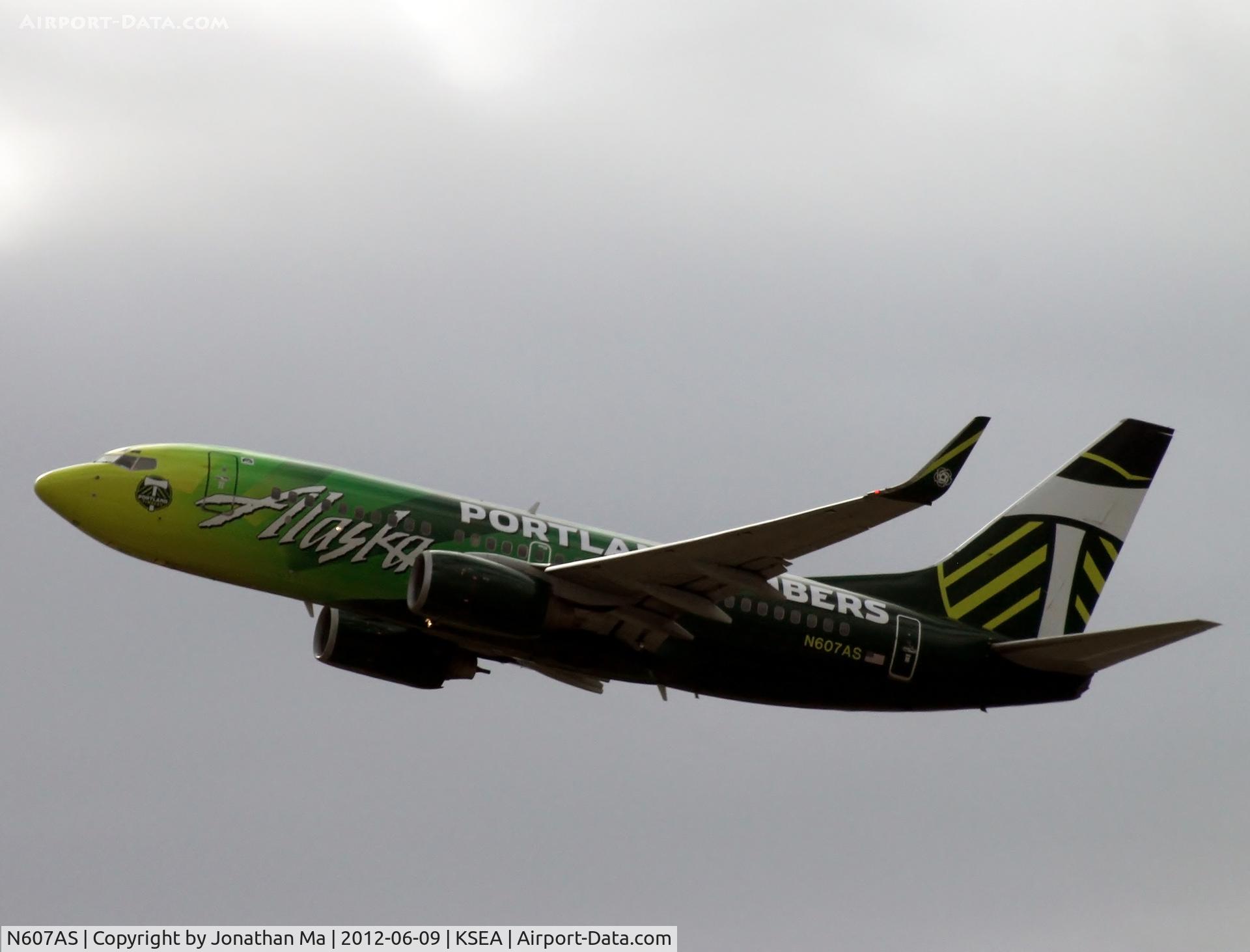 N607AS, 1999 Boeing 737-790 C/N 29751, Portland Timbers