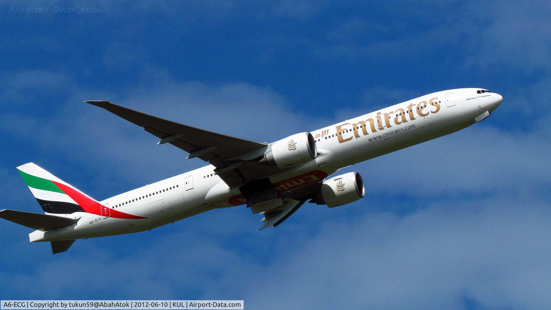 A6-ECG, 2008 Boeing 777-31H/ER C/N 35579, Emirates