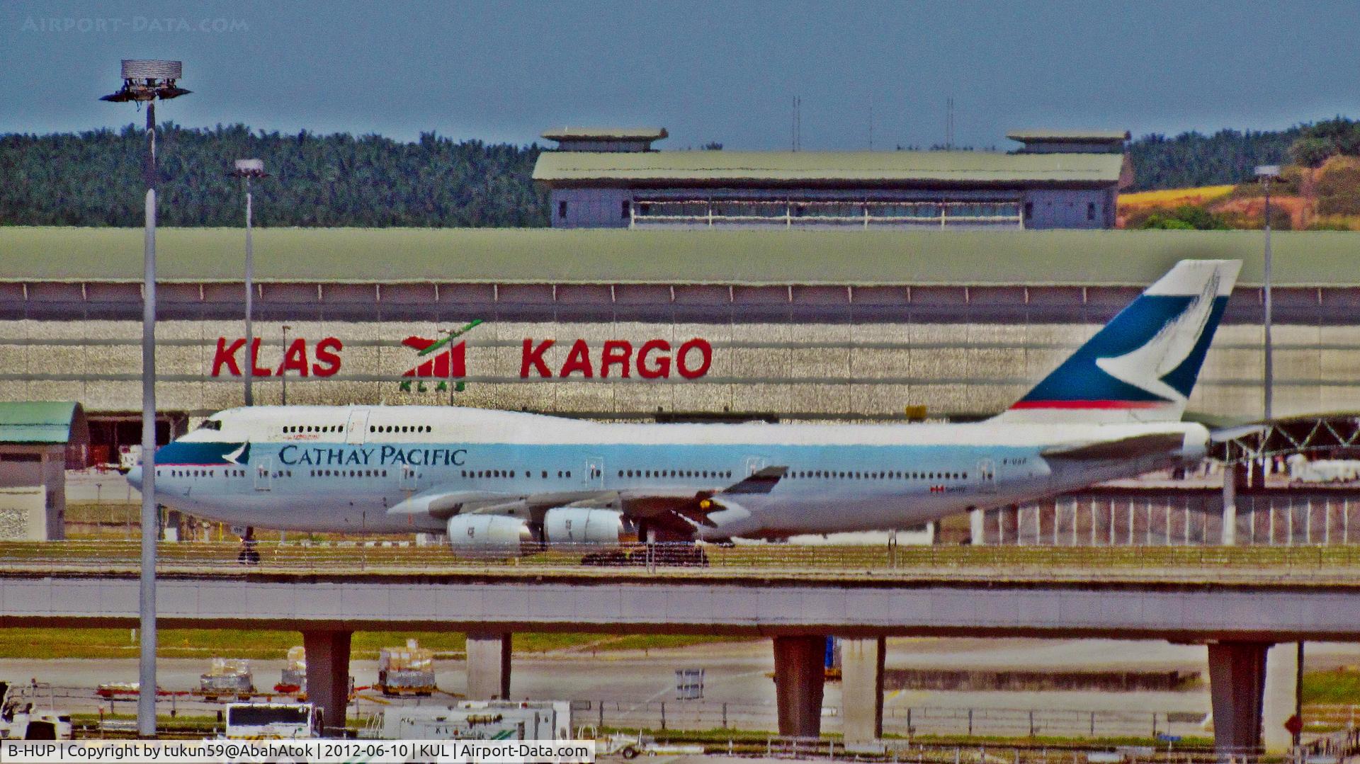 B-HUP, 2001 Boeing 747-467F/SCD C/N 30805, Cathay Pacific Airways