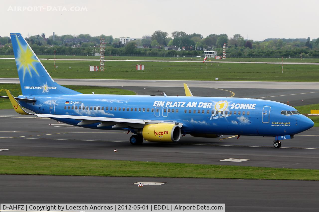 D-AHFZ, 2001 Boeing 737-8K5 C/N 30883, TUI2312 Dusseldorf to Palma de Mallorca, Son Sant Joan (PMI)