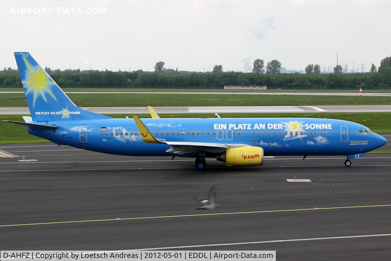 D-AHFZ, 2001 Boeing 737-8K5 C/N 30883, TUI2312 Dusseldorf to Palma de Mallorca, Son Sant Joan (PMI)